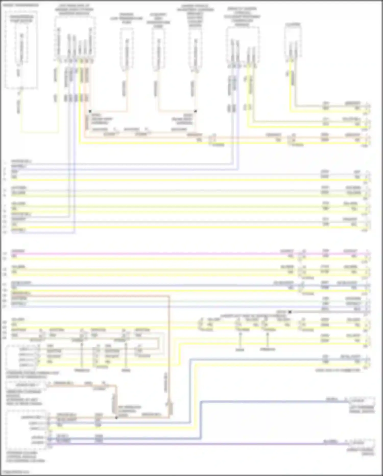 Wiring diagram yel/grn for Chrysler Pacifica RU facelift (2020-2024) (6 of 7)