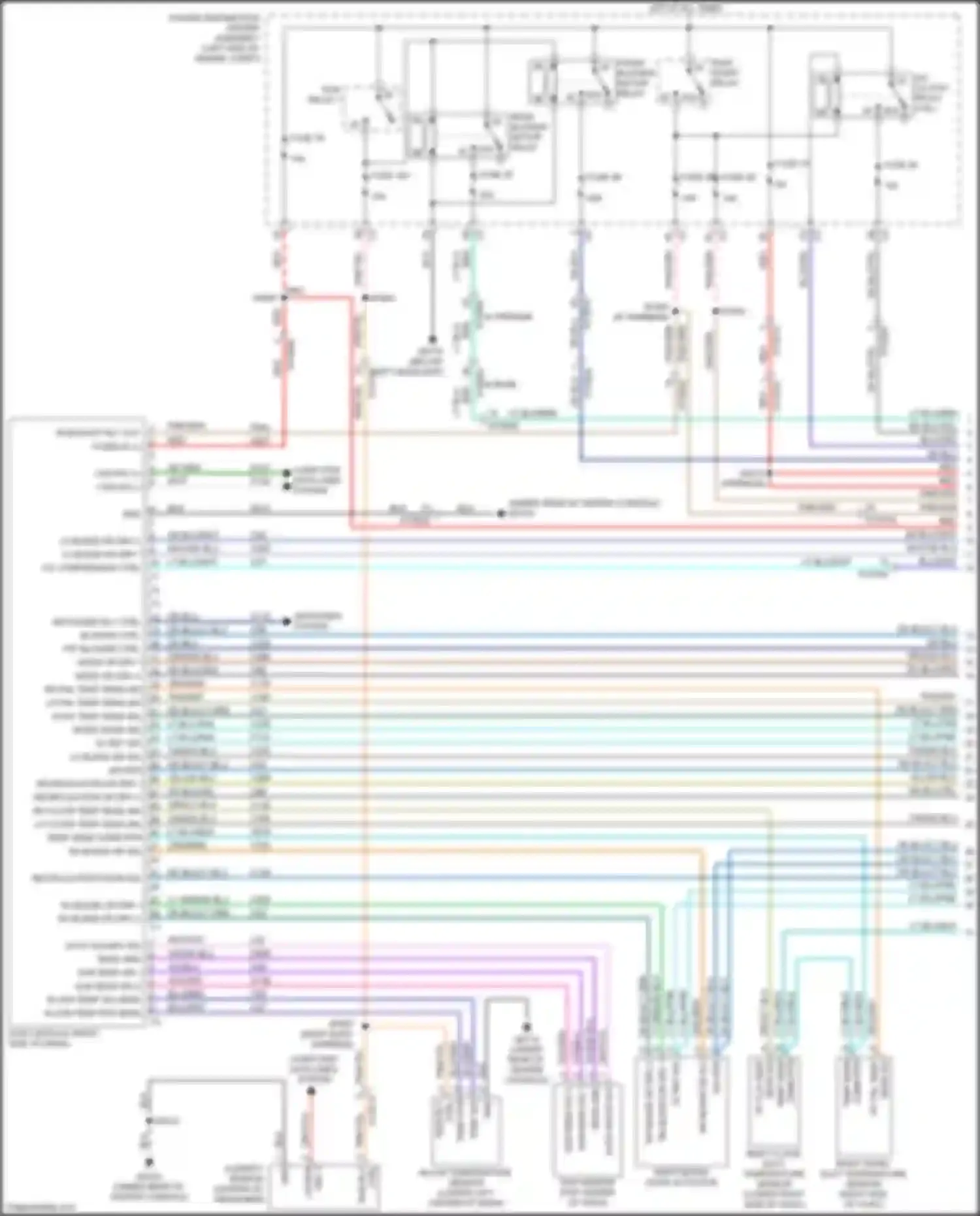 Pacifica Chrysler RU (2016-2020): Automatic a/c circuit (1 of 5)