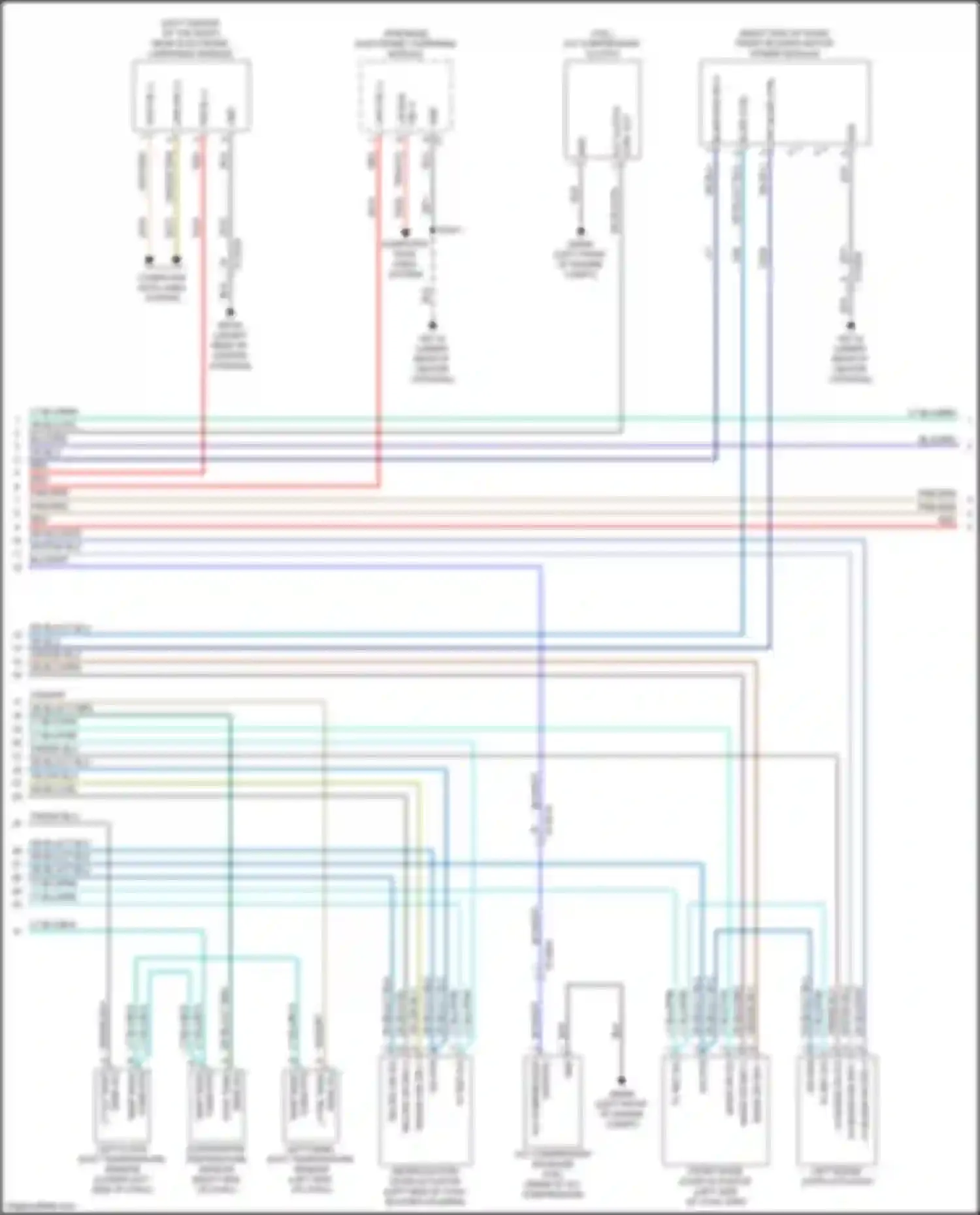 Pacifica Chrysler RU (2016-2020): Automatic a/c circuit (2 of 5)