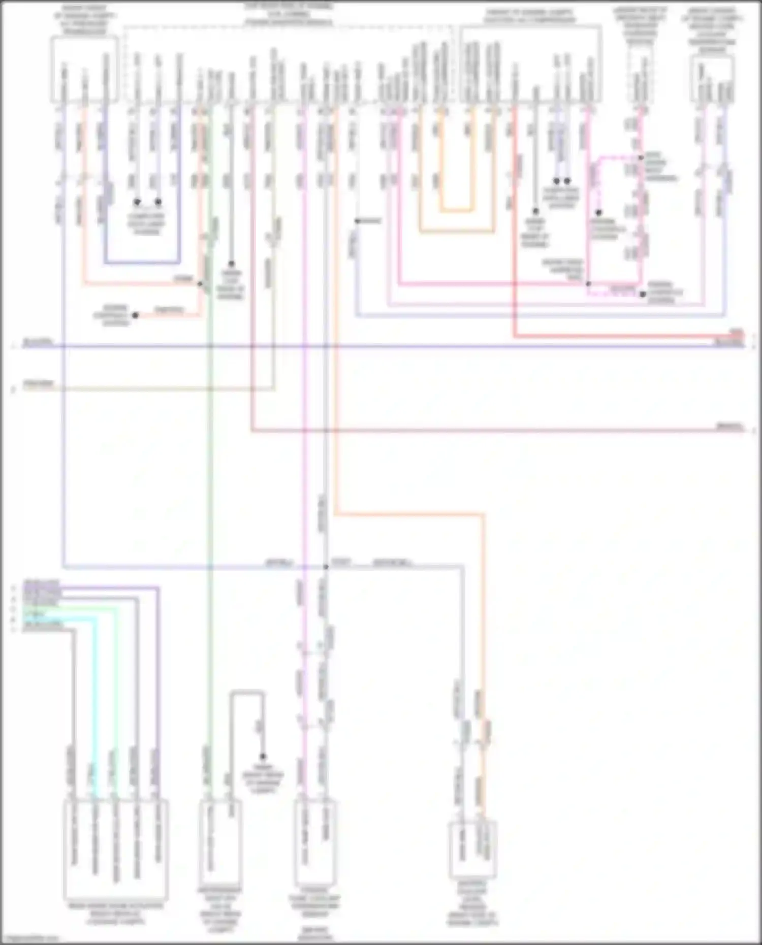 Pacifica Chrysler RU (2016-2020): Automatic a/c circuit (4 of 5)
