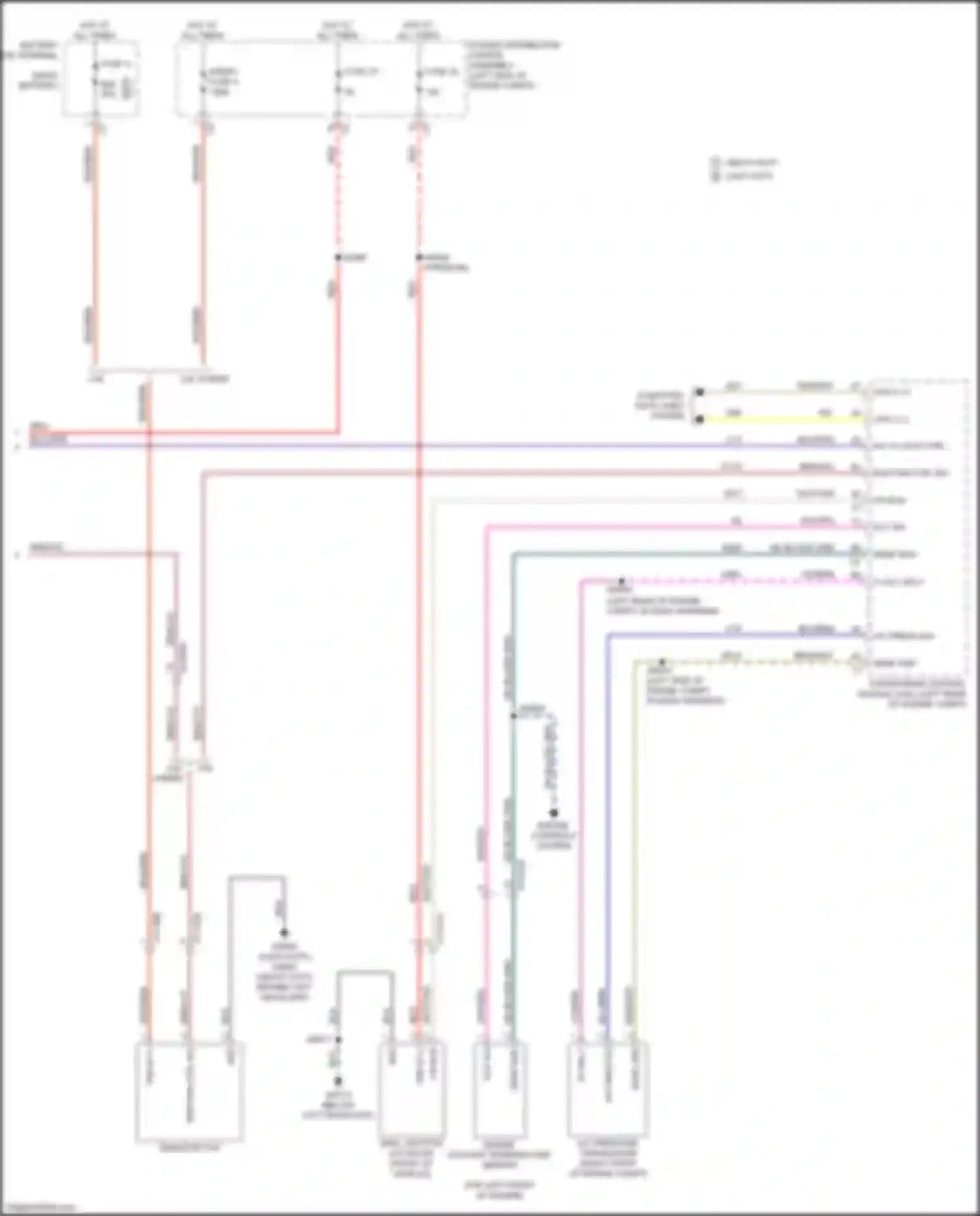 Pacifica Chrysler RU (2016-2020): Automatic a/c circuit (5 of 5)