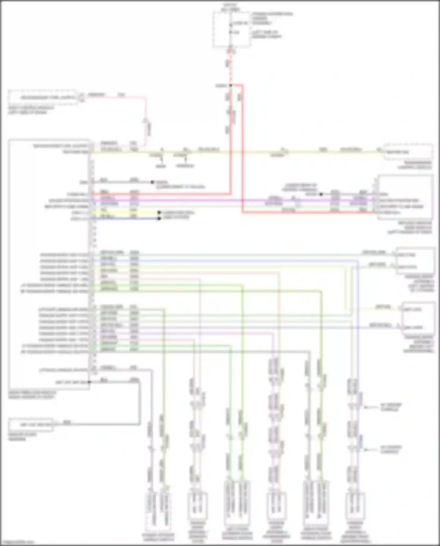 Pacifica Chrysler RU (2016-2020): Passive entry circuit