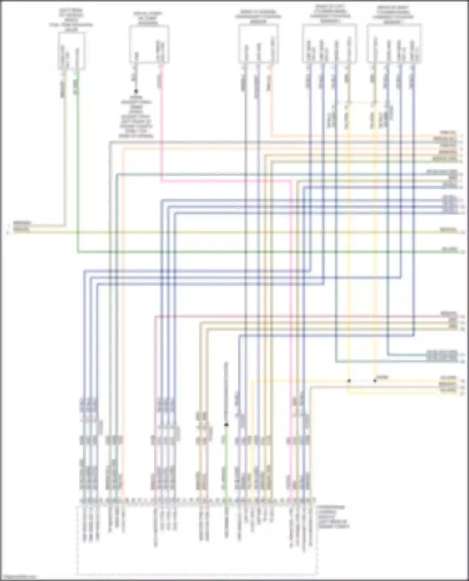 Pacifica Chrysler RU (2016-2020): Wiring diagram engine performance 3.6l hybrid, engine controls circuit (4 of 7)