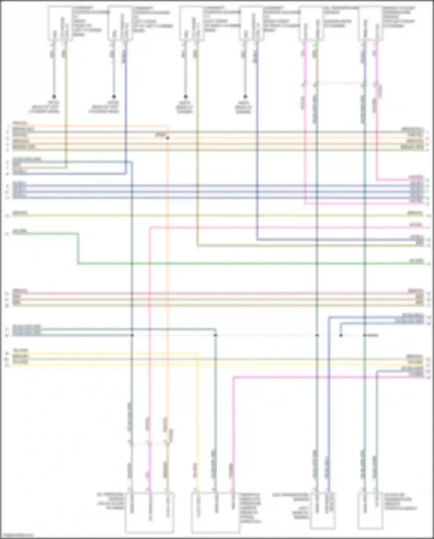 Pacifica Chrysler RU (2016-2020): Wiring diagram engine performance 3.6l hybrid, engine controls circuit (5 of 7)