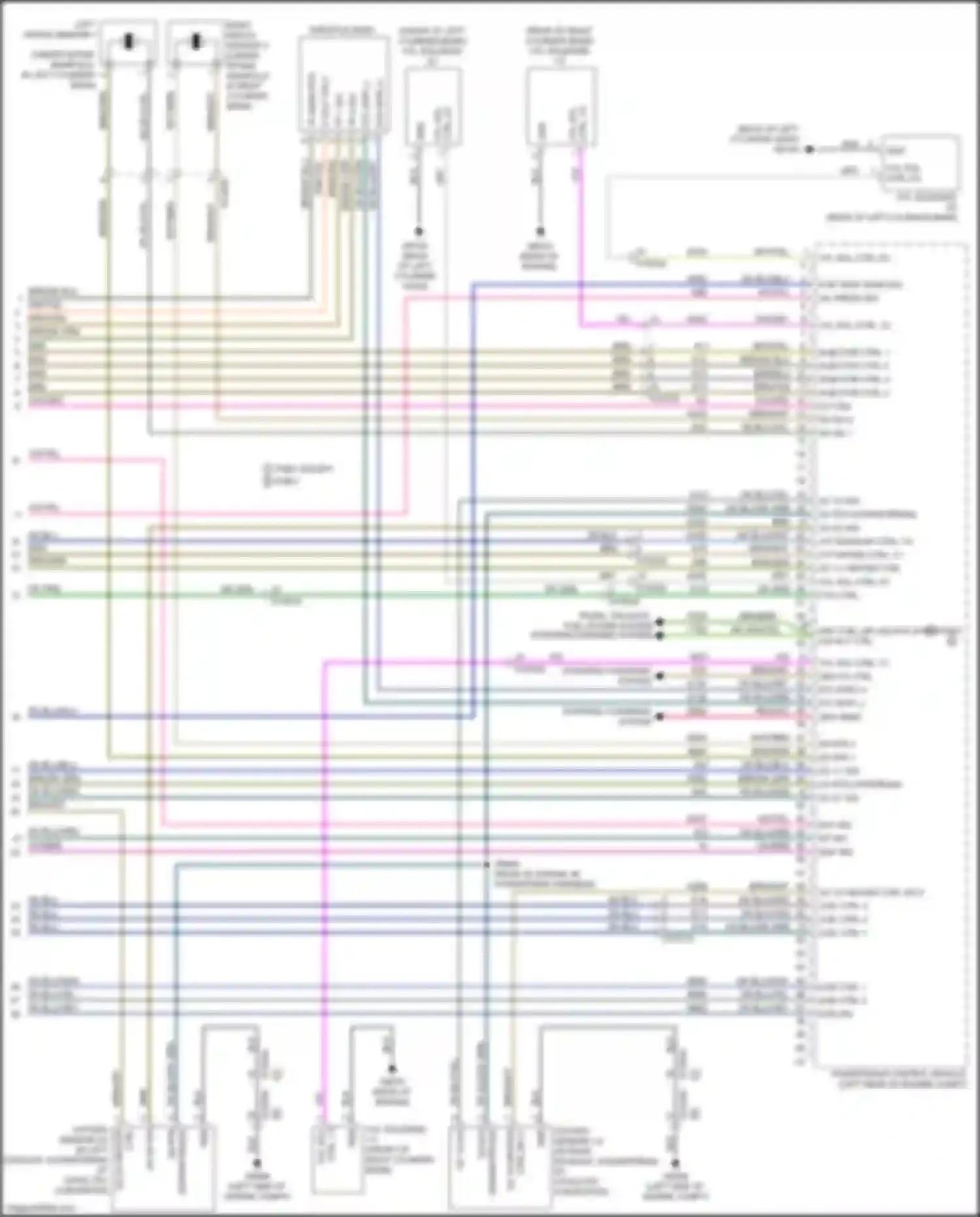 Pacifica Chrysler RU (2016-2020): Wiring diagram engine performance 3.6l hybrid, engine controls circuit (7 of 7)