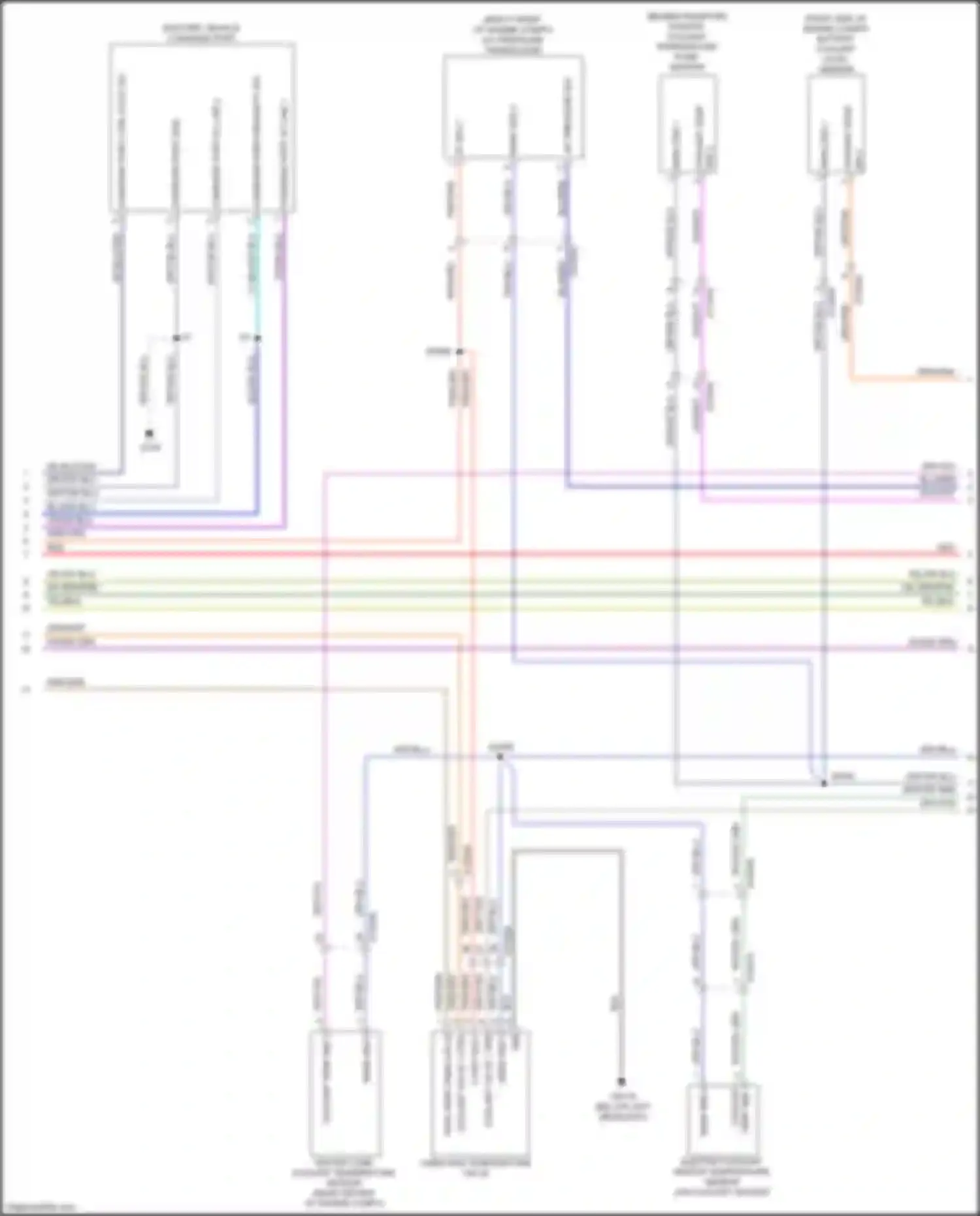Pacifica Chrysler RU (2016-2020): Wiring diagram engine performance 3.6l hybrid, hybrid system circuit (6 of 7)