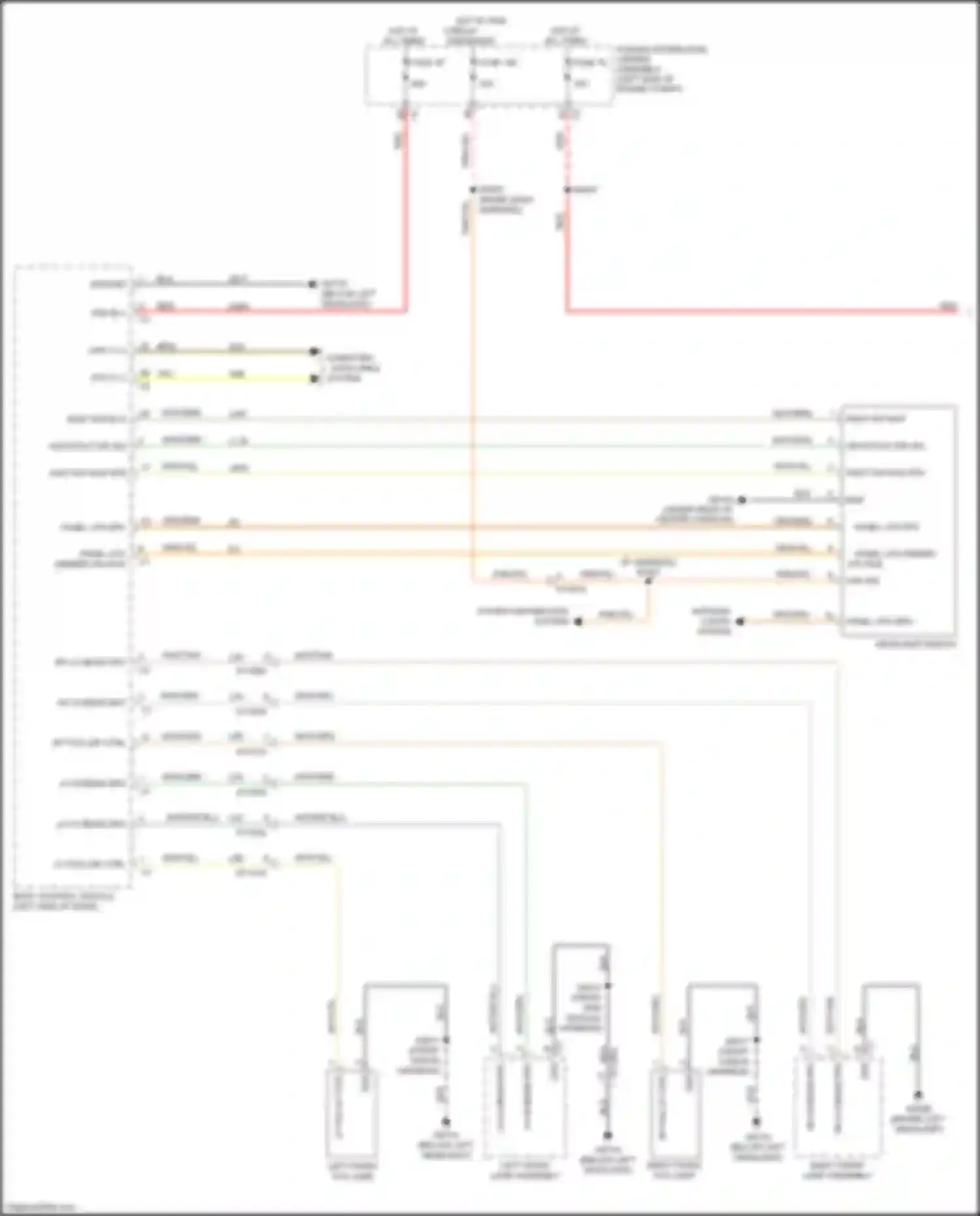 Pacifica Chrysler RU (2016-2020): Headlamps circuit, base (1 of 2)