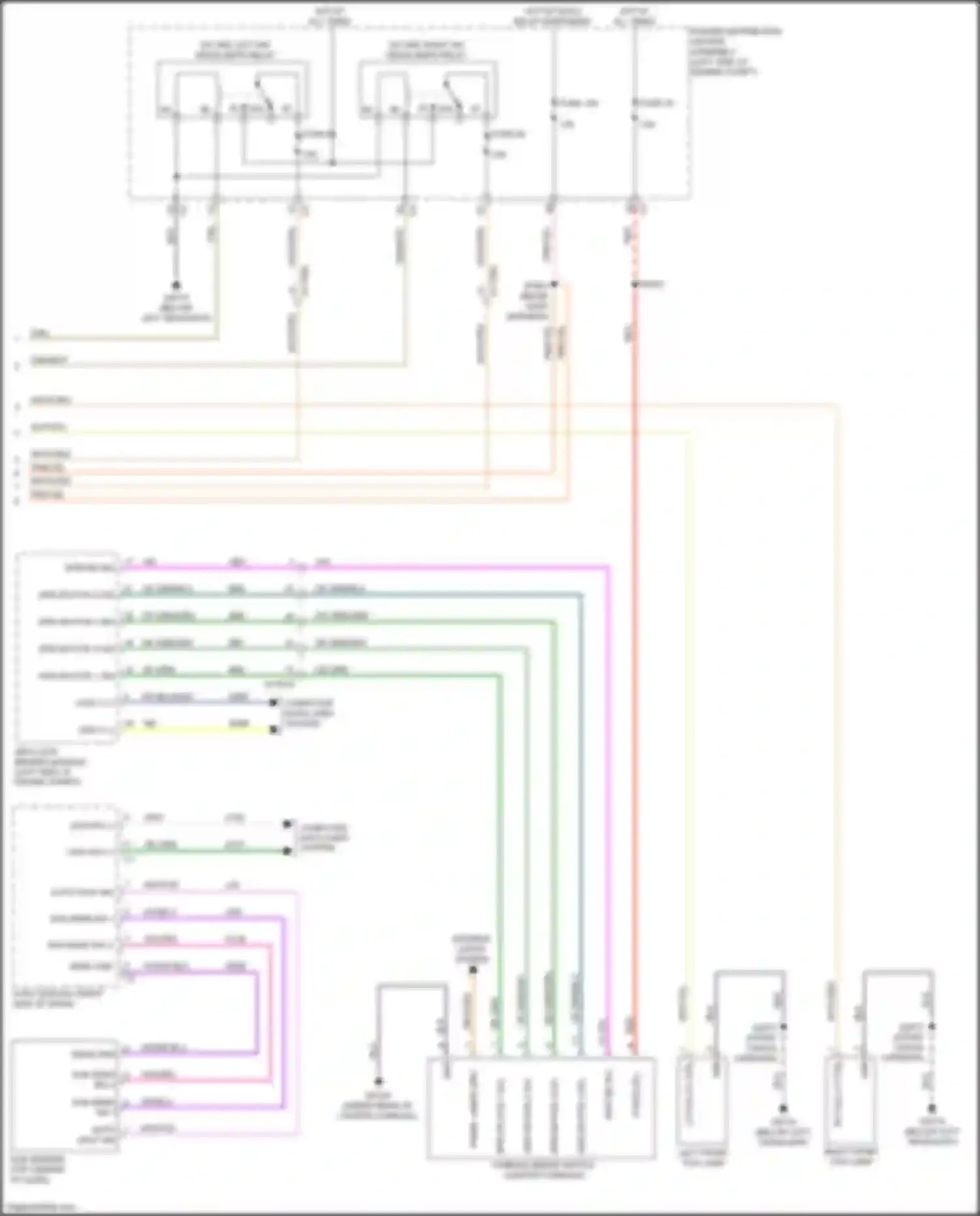 Pacifica Chrysler RU (2016-2020): Headlamps circuit, premium (2 of 2)