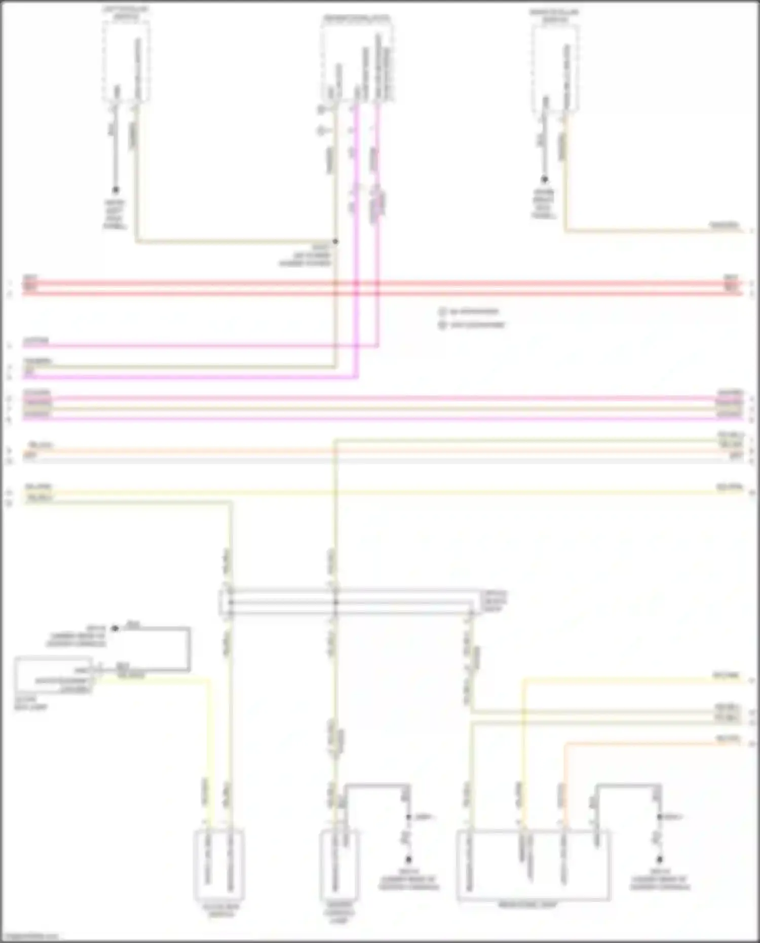 Pacifica Chrysler RU (2016-2020): Courtesy lamps circuit (2 of 4)