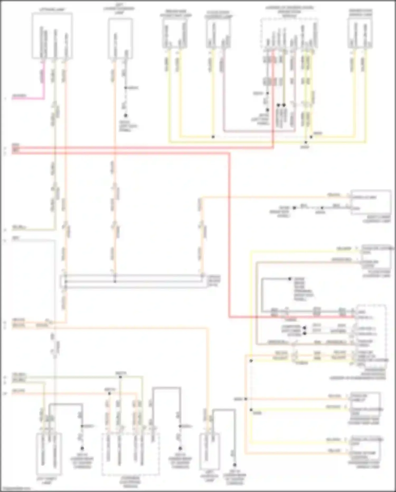 Pacifica Chrysler RU (2016-2020): Courtesy lamps circuit (4 of 4)