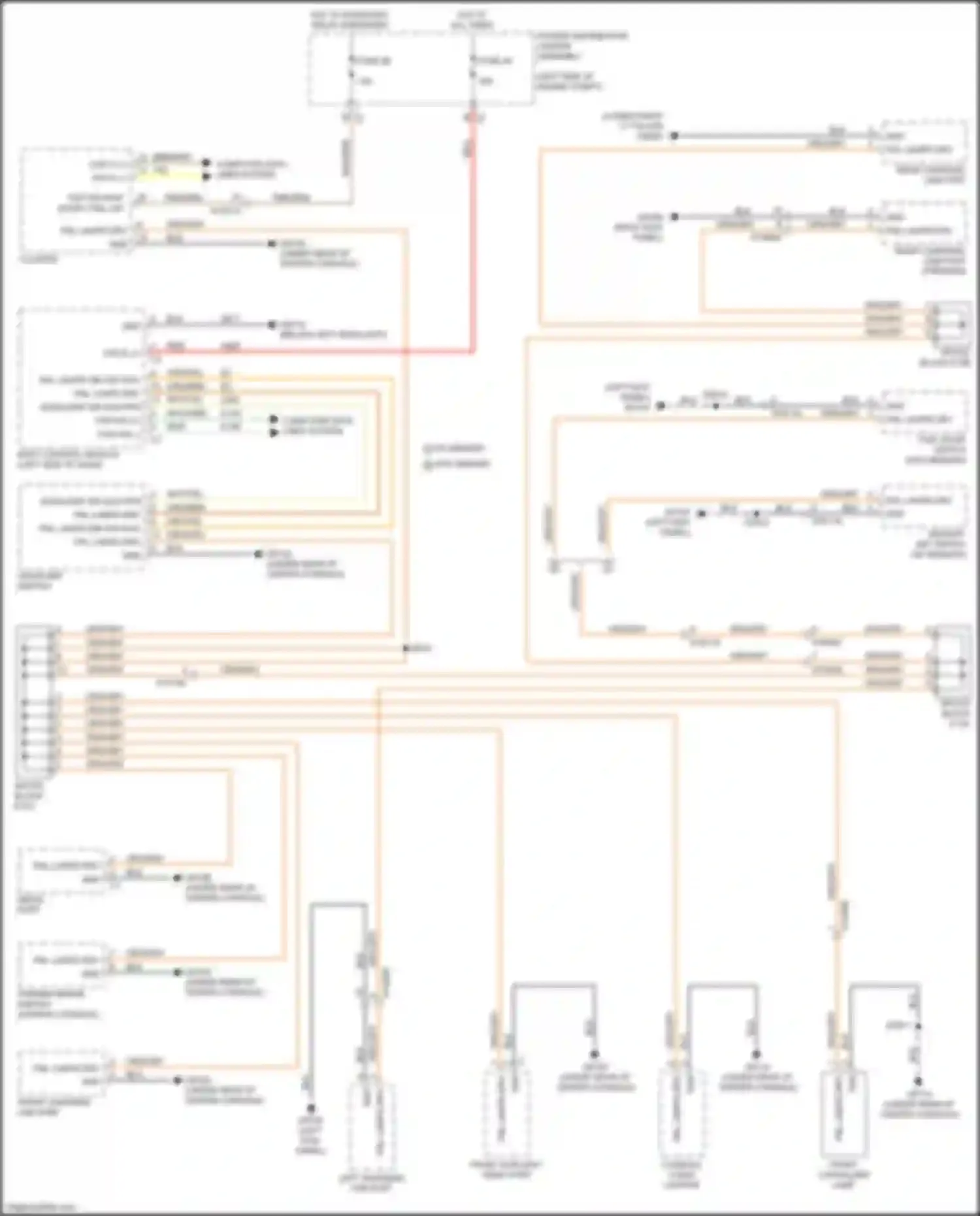 Pacifica Chrysler RU (2016-2020): Instrument illumination circuit