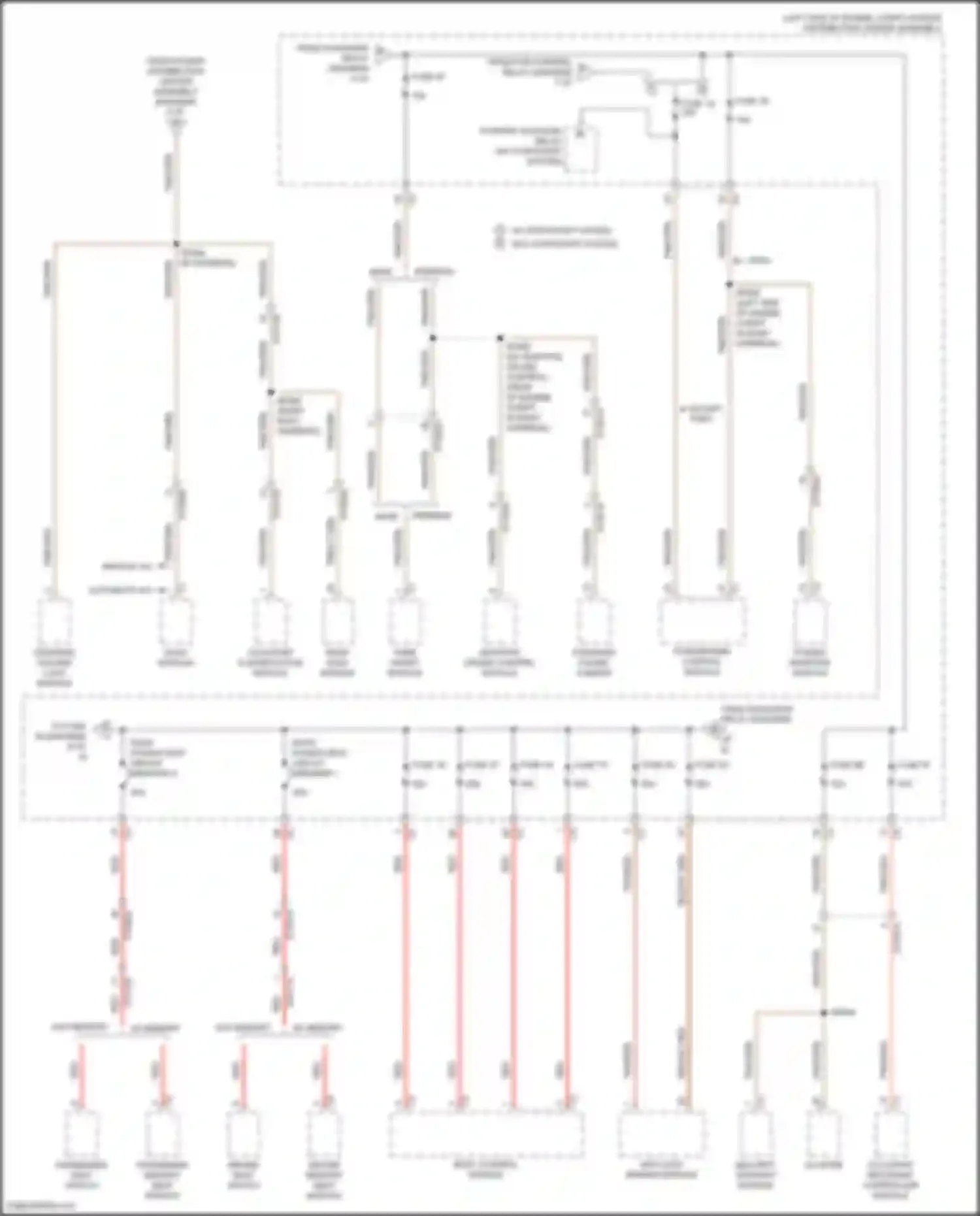 Pacifica Chrysler RU (2016-2020): Power distribution circuit (5 of 9)