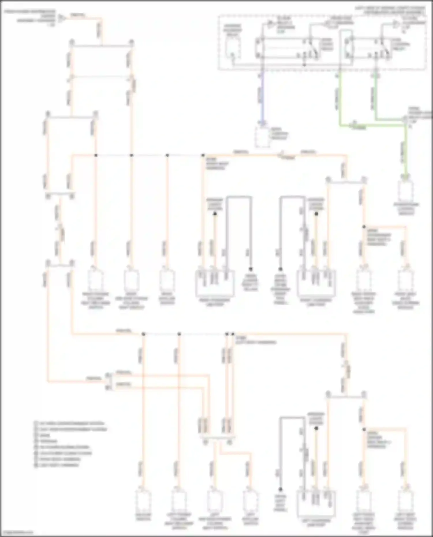 Pacifica Chrysler RU (2016-2020): Power distribution circuit (7 of 9)