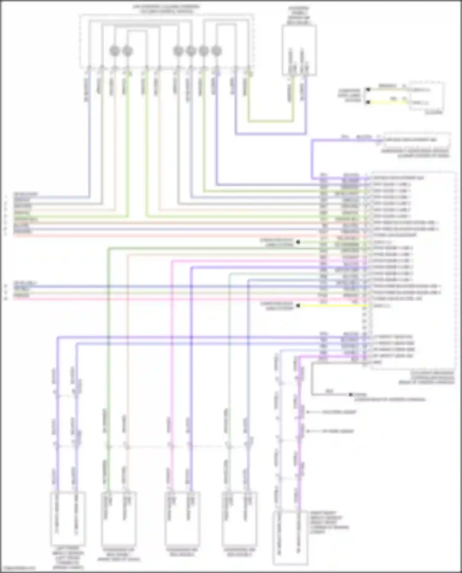 Pacifica Chrysler RU (2016-2020): Supplemental restraints circuit (4 of 4)