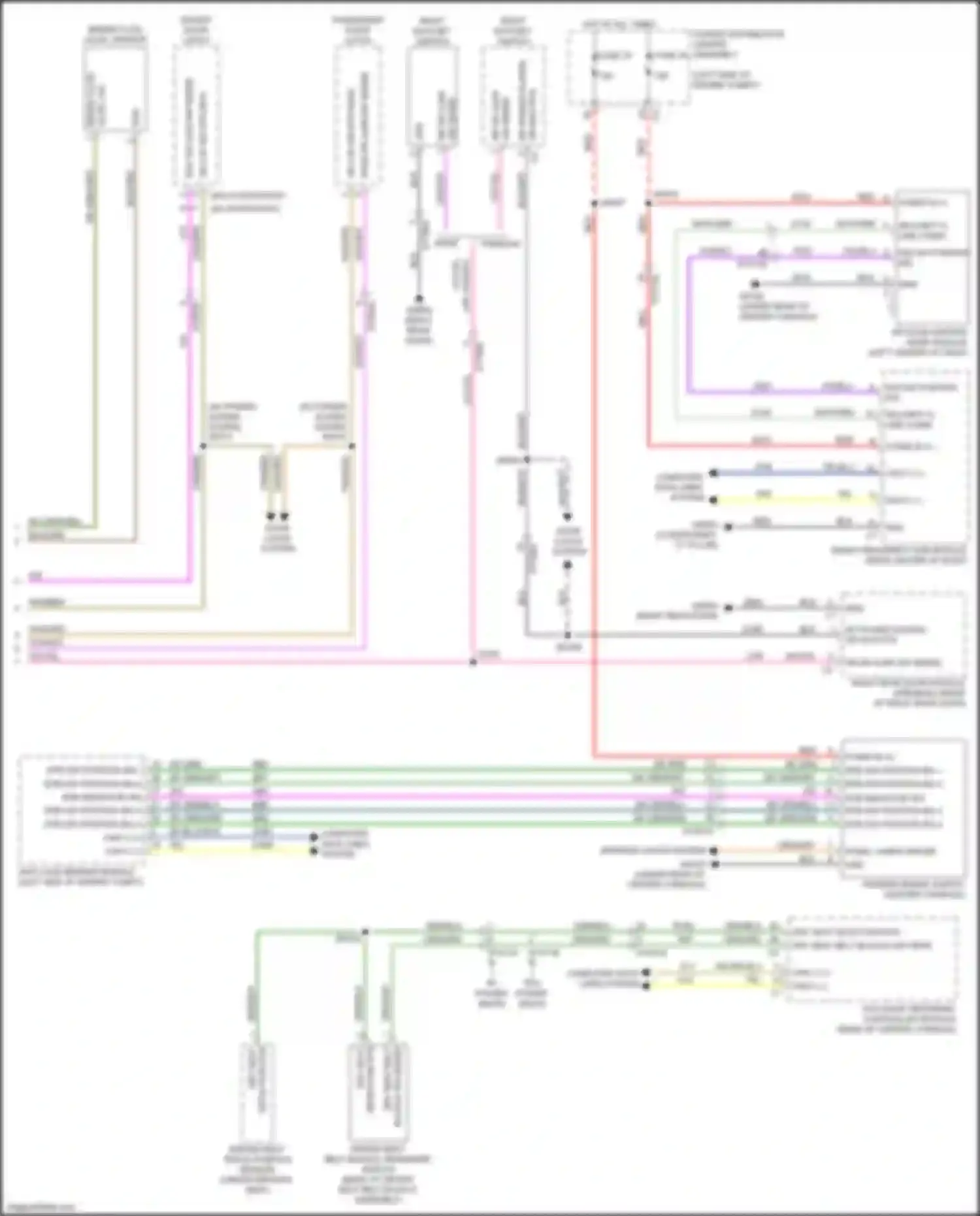 Pacifica Chrysler RU (2016-2020): Warning systems circuit (2 of 2)