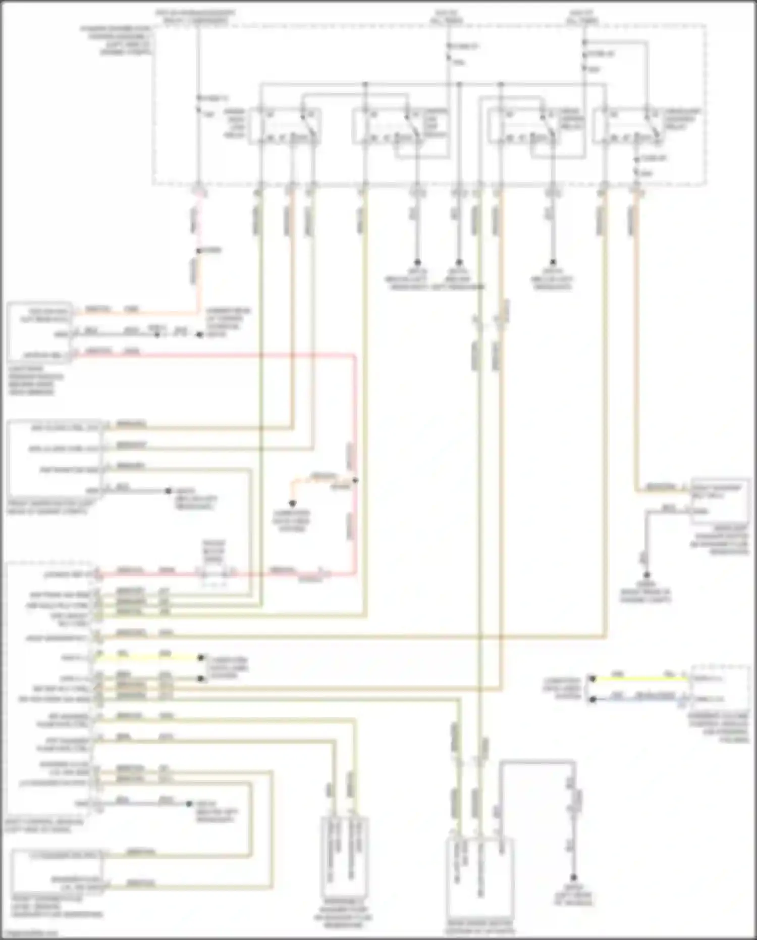 Pacifica Chrysler RU (2016-2020): Wiper/washer circuit