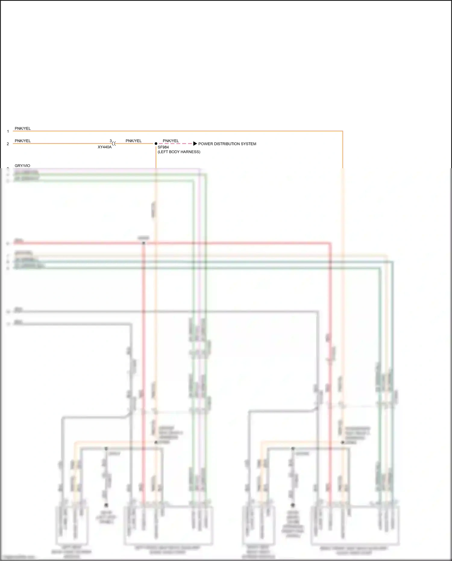 Chrysler Pacifica RU (2016-2020) audio rh 2 wiring diagram  (2 of 2)