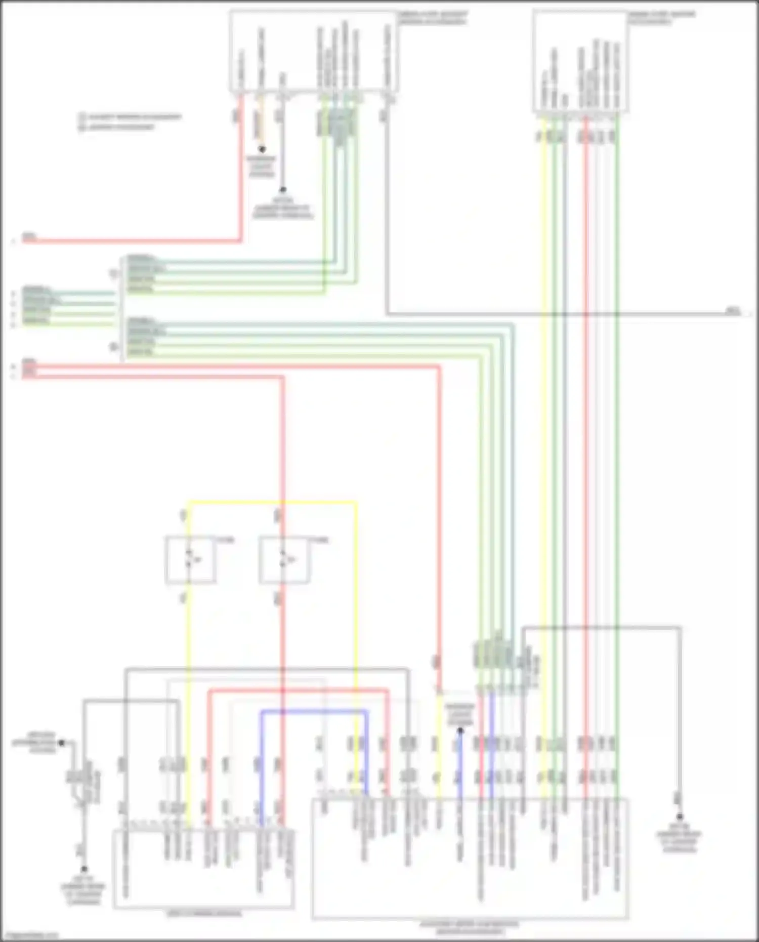 Wiring diagram aux audio device right sig for Chrysler Pacifica RU (2016-2020) (1 of 4)
