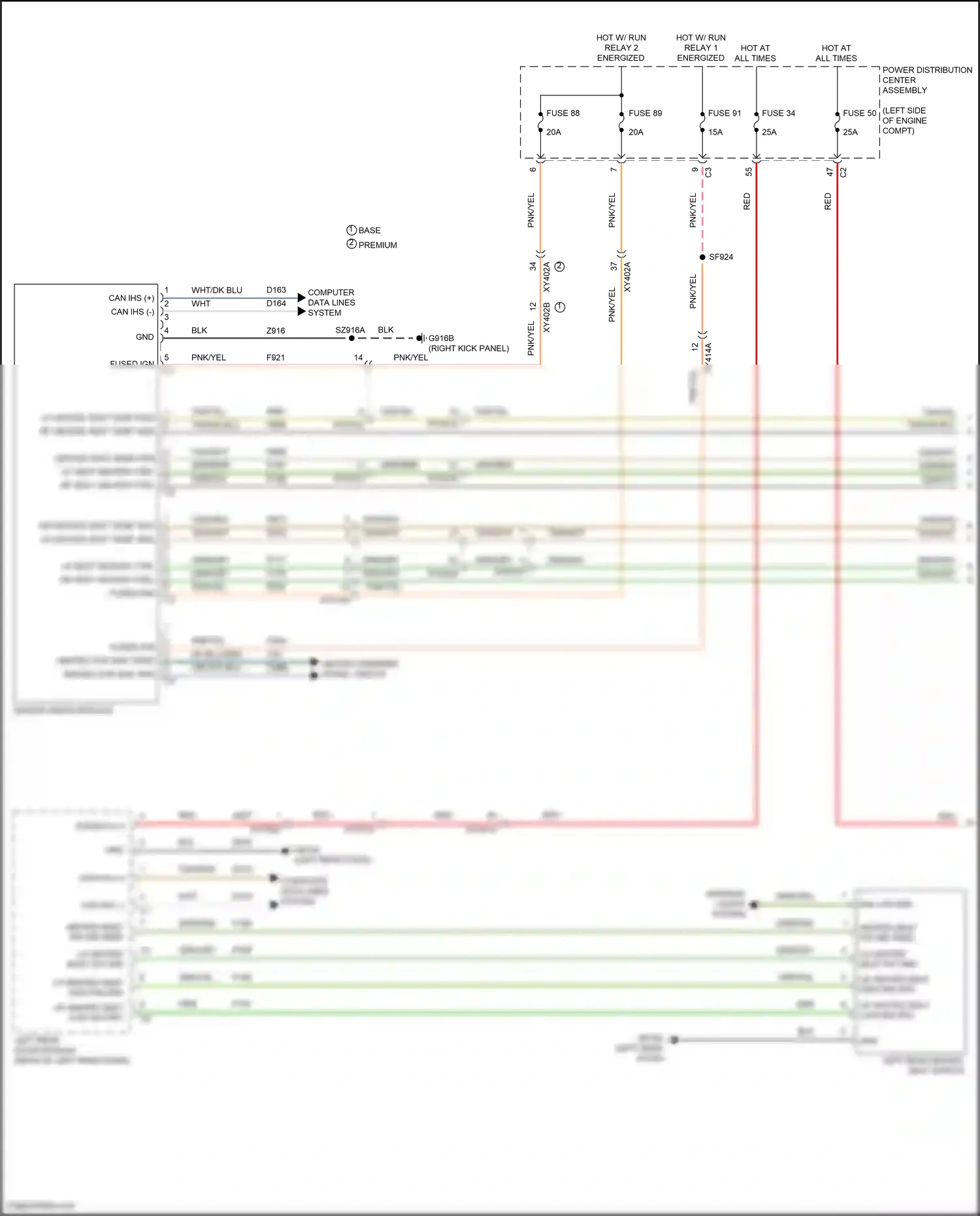 Chrysler Pacifica RU (2016-2020) base premium wiring diagram  (6 of 13)