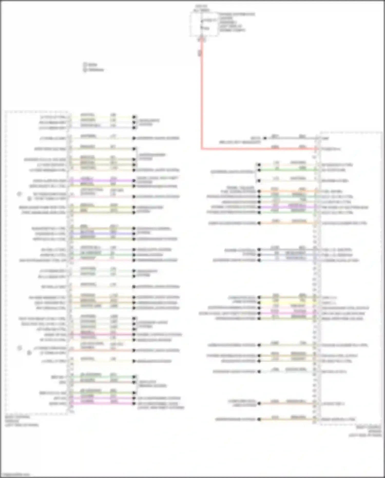 Wiring diagram brk sig 1 for Chrysler Pacifica RU (2016-2020) (1 of 2)