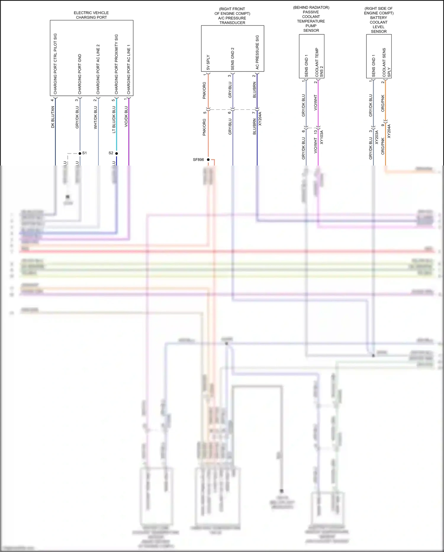 Chrysler Pacifica RU (2016-2020) coolant temp sns 3 wiring diagram  (1 of 2)
