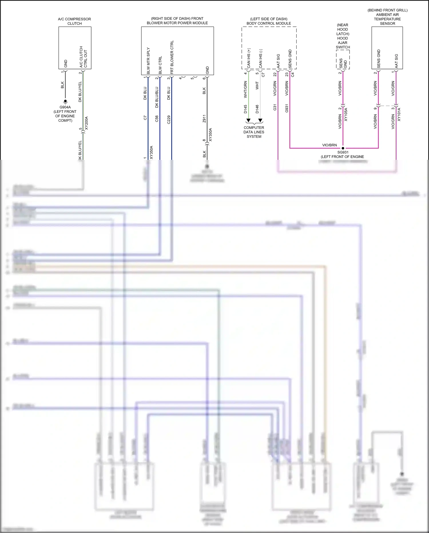 Chrysler Pacifica RU (2016-2020) ctrl out wiring diagram  (2 of 2)