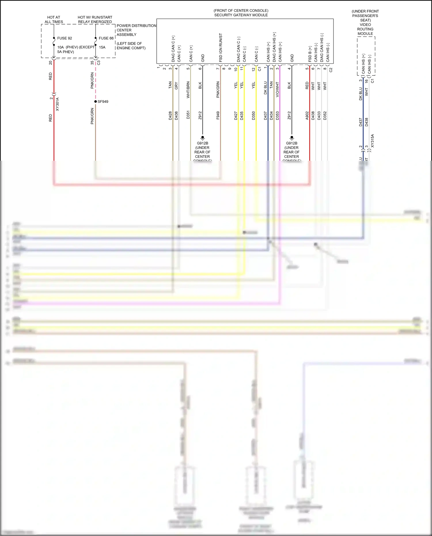 Chrysler Pacifica RU (2016-2020) dk blu wiring diagram  (13 of 41)