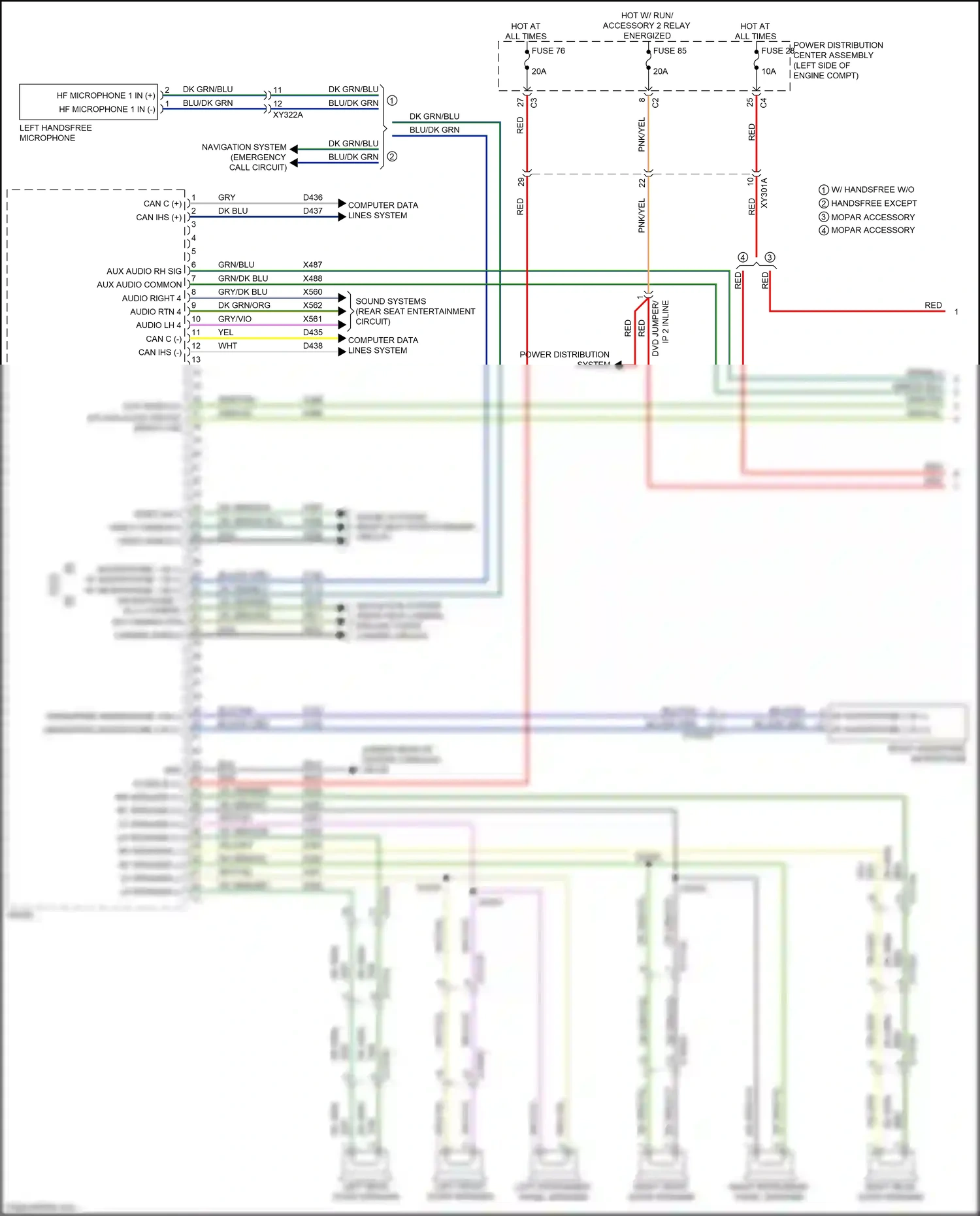 Chrysler Pacifica RU (2016-2020) dk blu wiring diagram  (24 of 41)