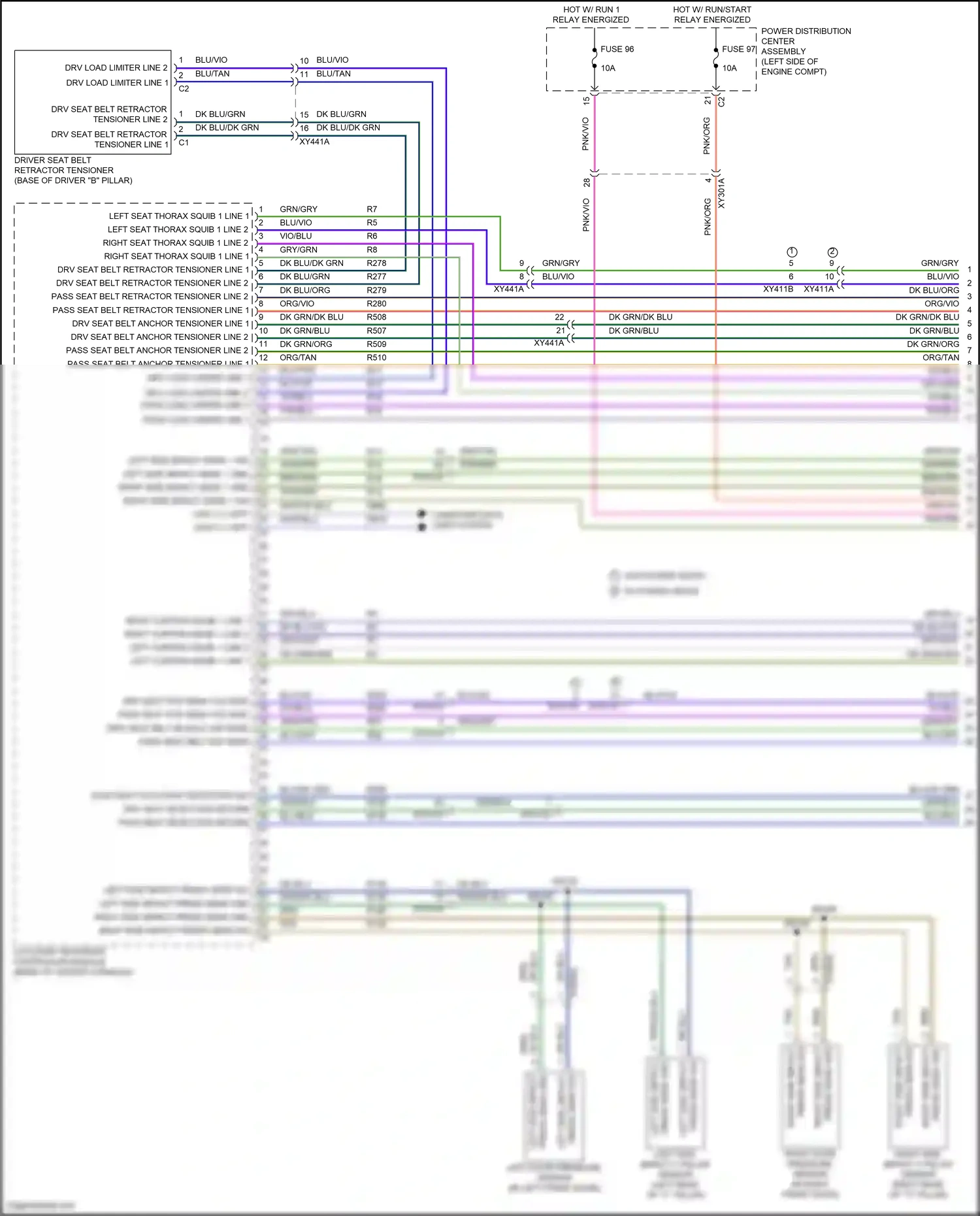 Chrysler Pacifica RU (2016-2020) dk blu wiring diagram  (9 of 41)