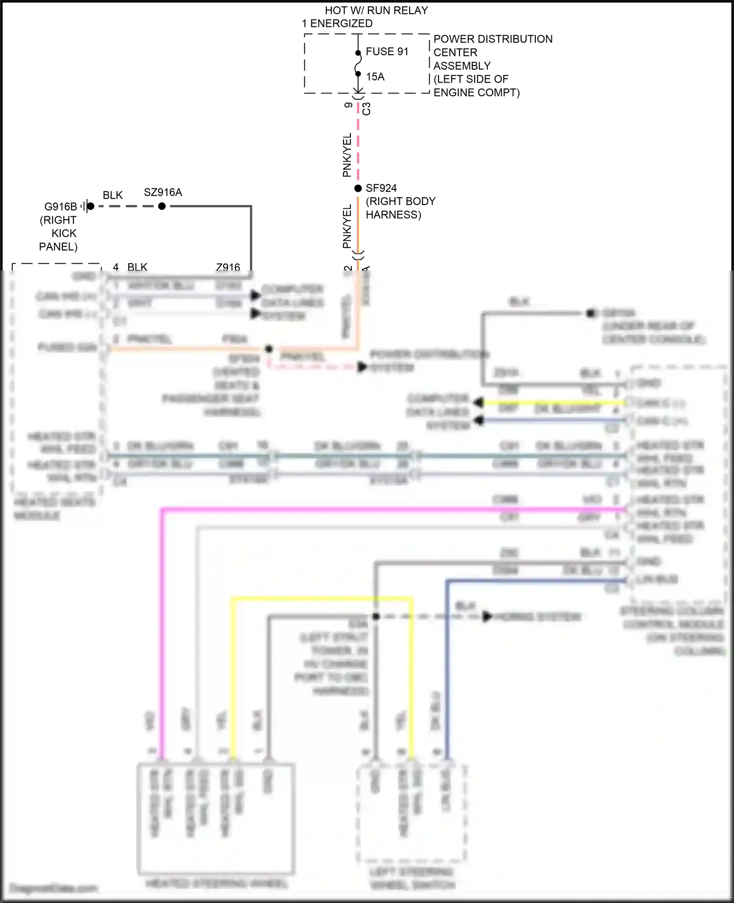 Chrysler Pacifica RU (2016-2020) dk blu wiring diagram  (23 of 41)
