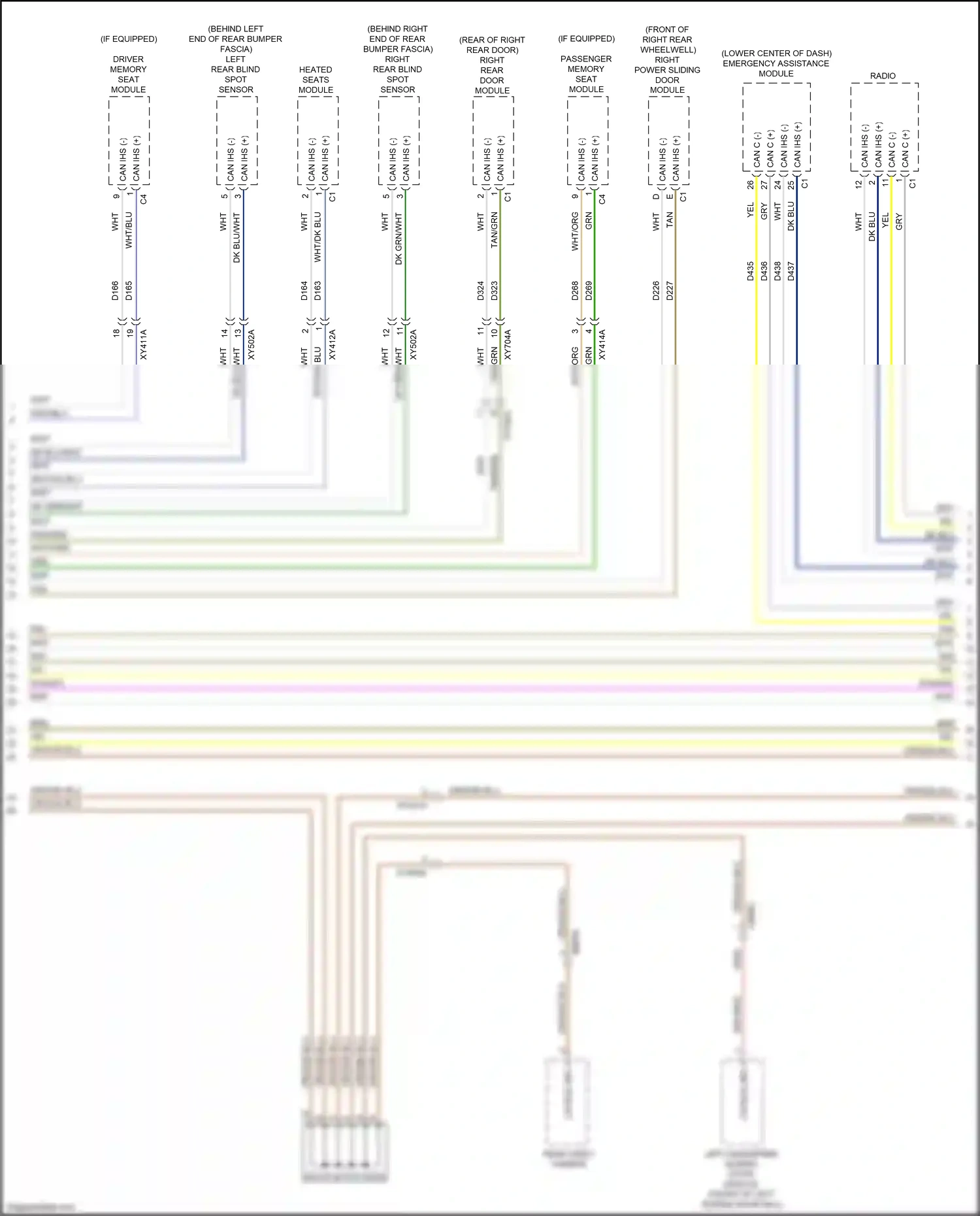 Chrysler Pacifica RU (2016-2020) dk blu wiring diagram  (33 of 41)