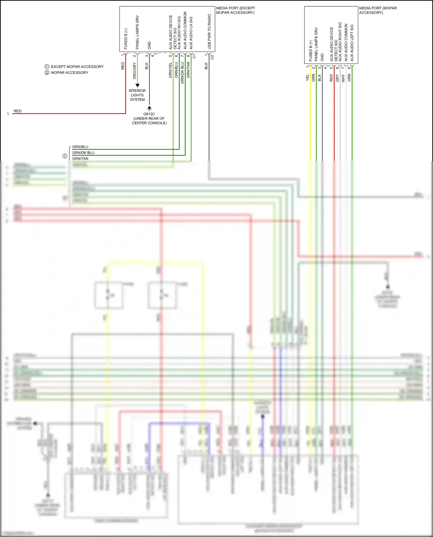 Chrysler Pacifica RU (2016-2020) dk grn/brn wiring diagram  (7 of 23)