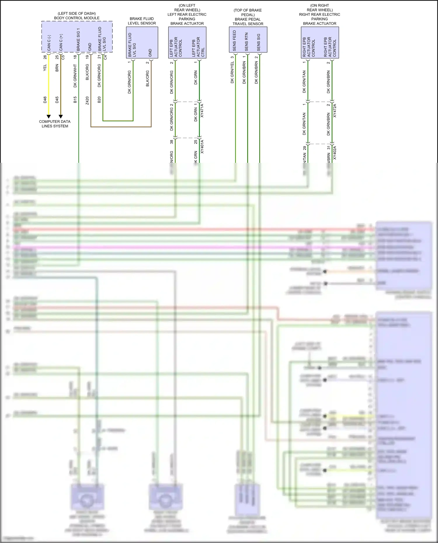 Chrysler Pacifica RU (2016-2020) dk grn/brn wiring diagram  (12 of 23)