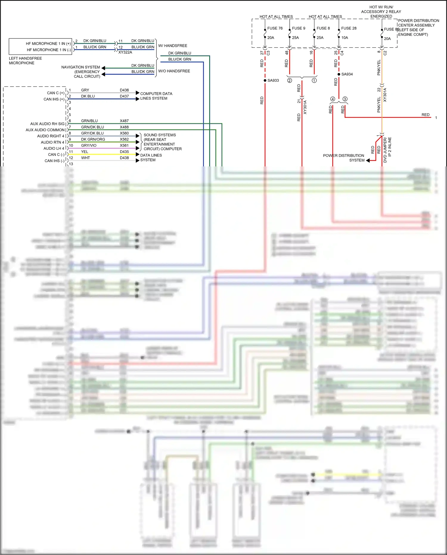 Chrysler Pacifica RU (2016-2020) dk grn/brn wiring diagram  (6 of 23)