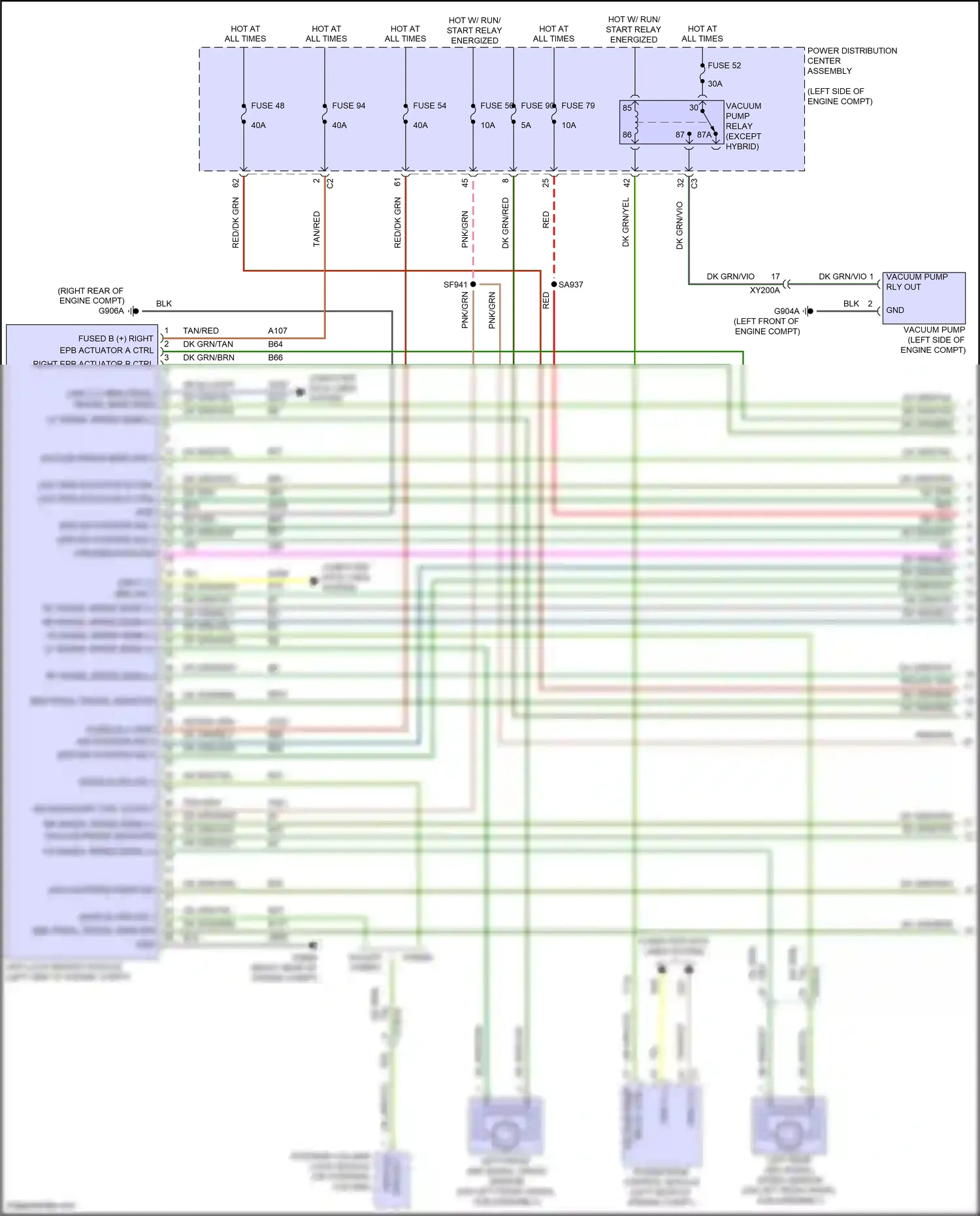 Chrysler Pacifica RU (2016-2020) dk grn/yel wiring diagram  (2 of 25)