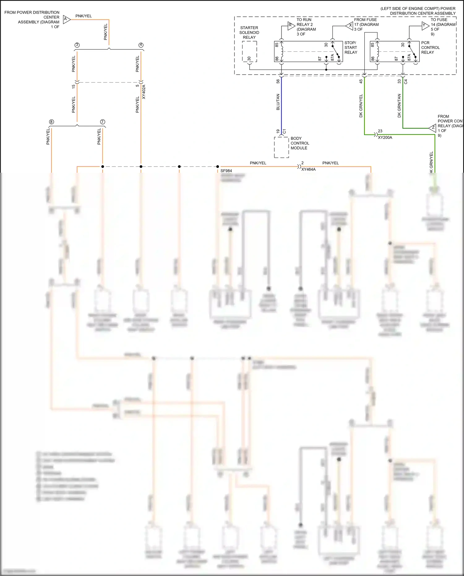 Chrysler Pacifica RU (2016-2020) dk grn/yel wiring diagram  (7 of 25)