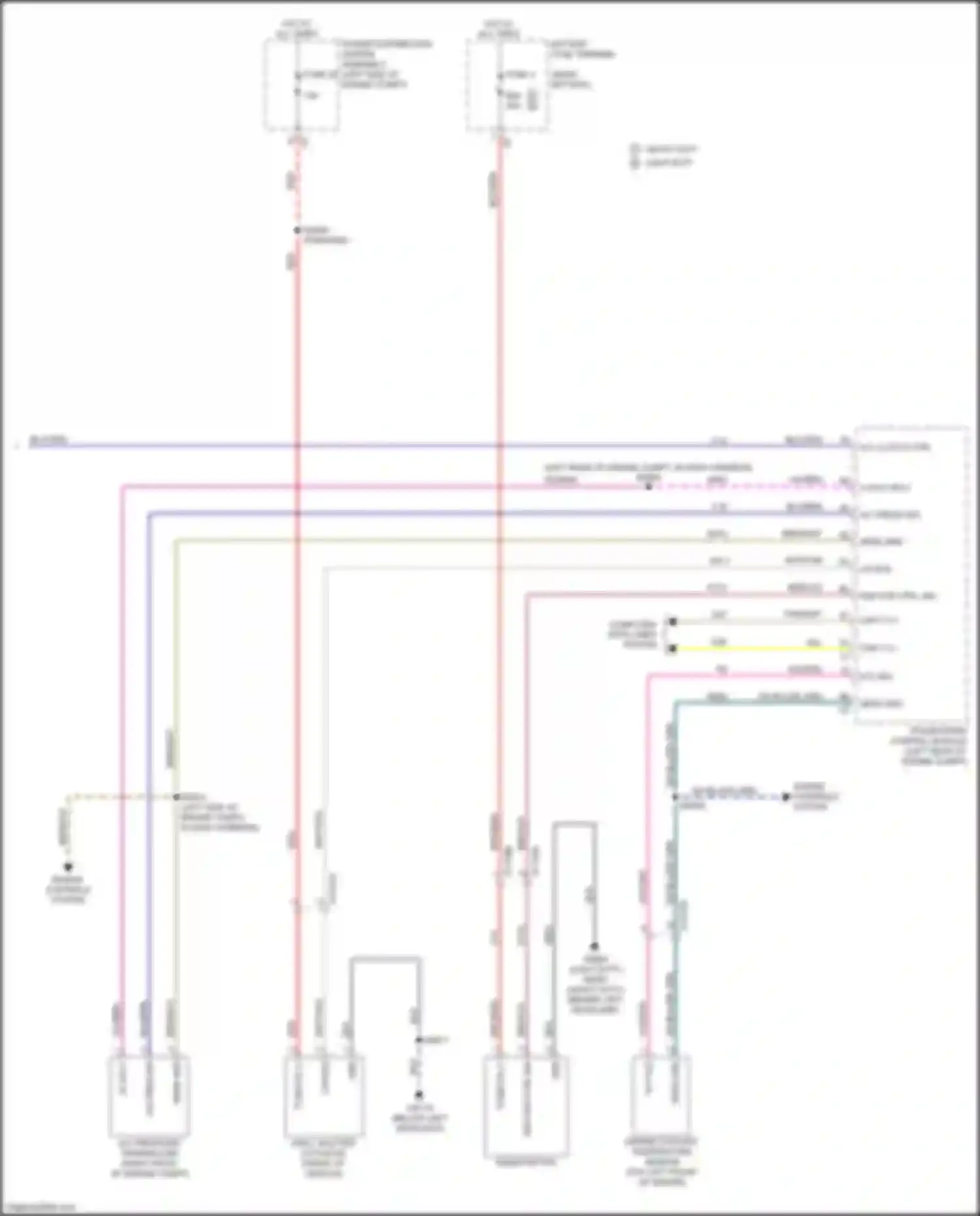 Wiring diagram engine controls system for Chrysler Pacifica RU (2016-2020) (6 of 6)