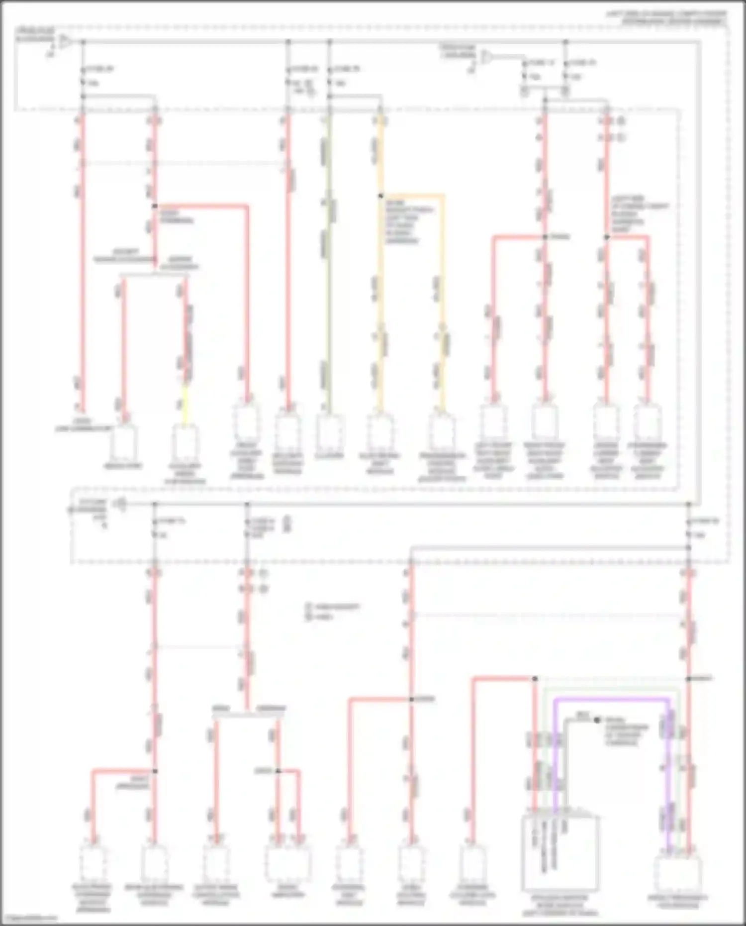 Wiring diagram fuse 92 for Chrysler Pacifica RU (2016-2020) (2 of 2)