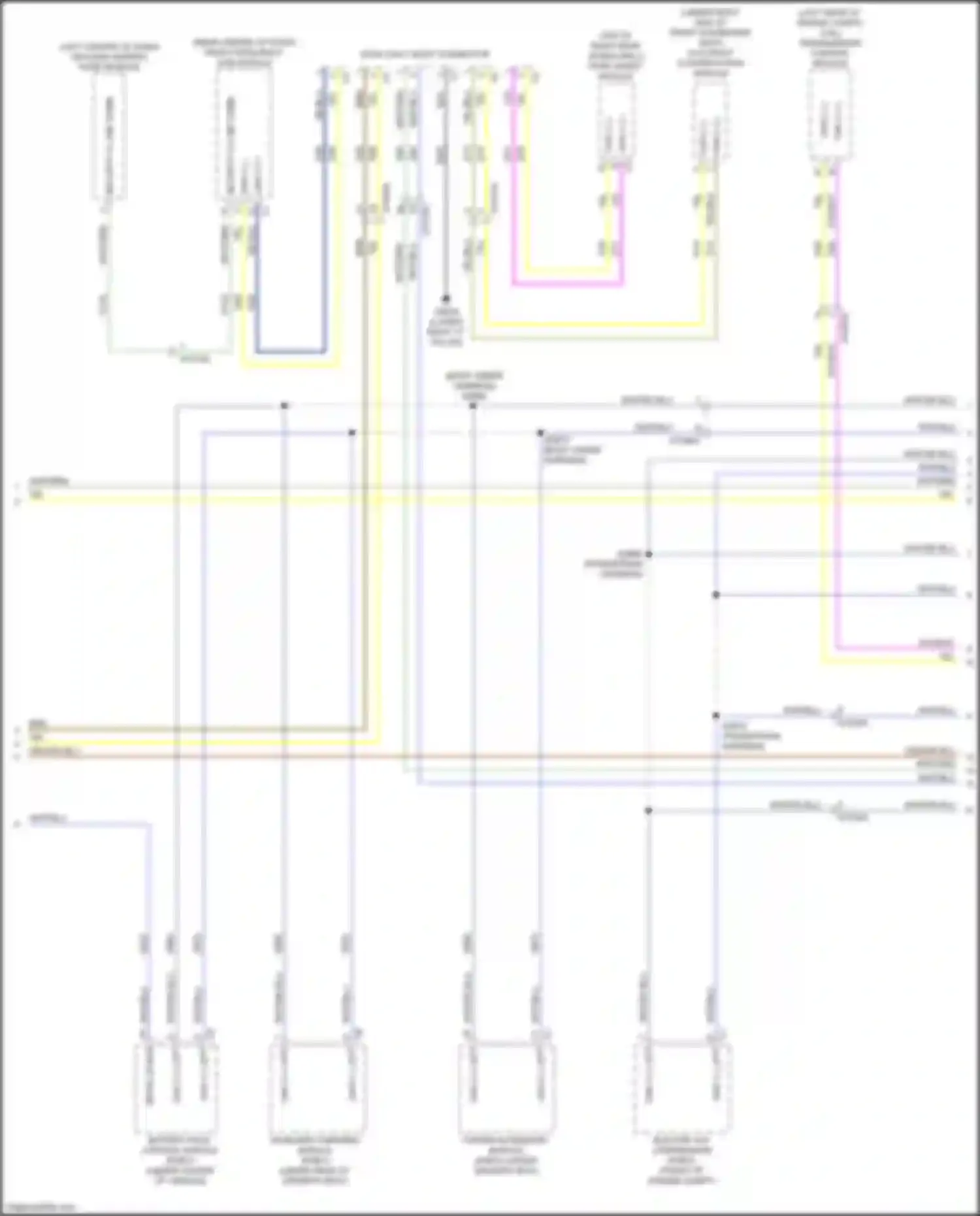 Wiring diagram keyless ignition node module for Chrysler Pacifica RU (2016-2020) (1 of 6)