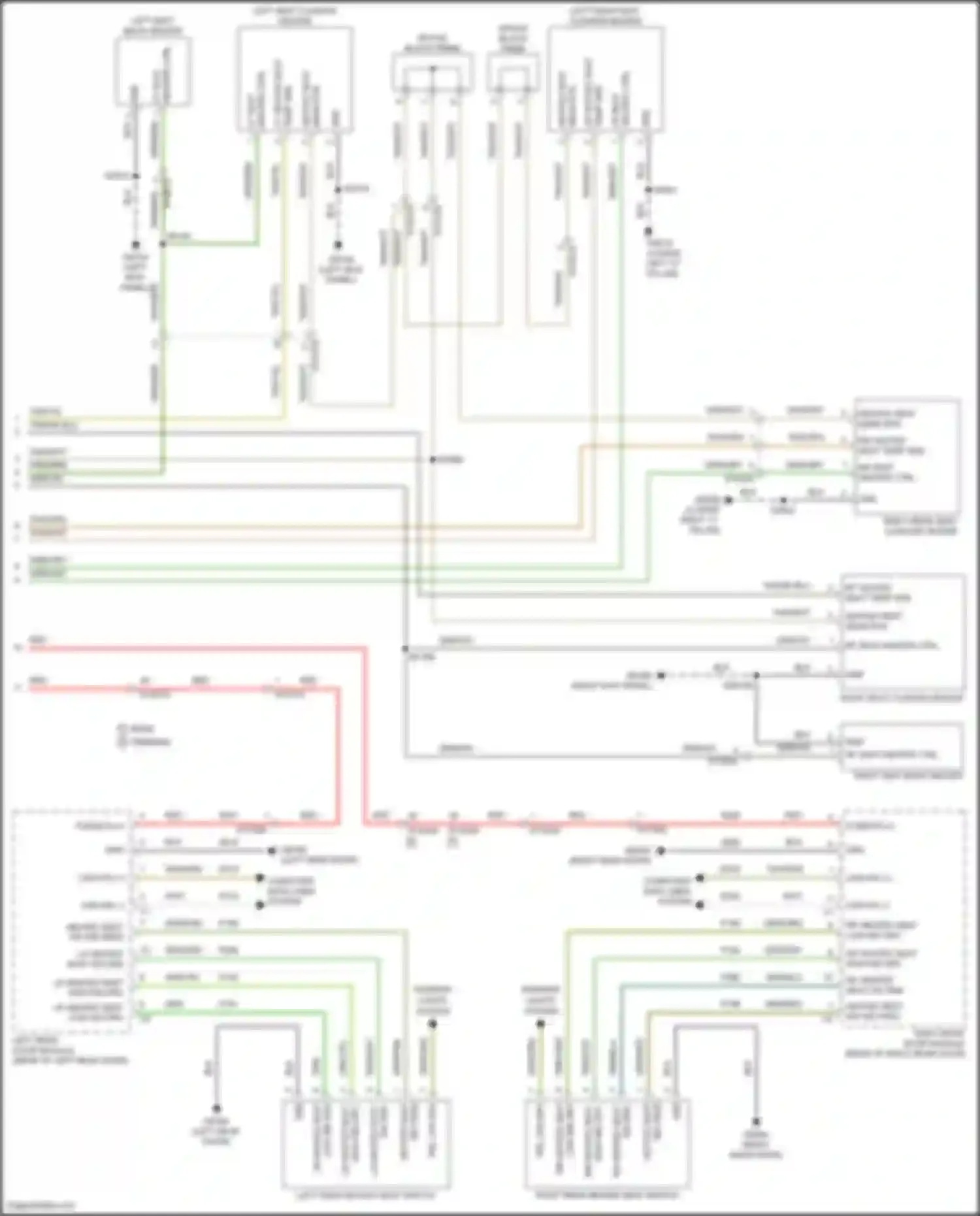 Wiring diagram low ind drv for Chrysler Pacifica RU (2016-2020) (2 of 2)