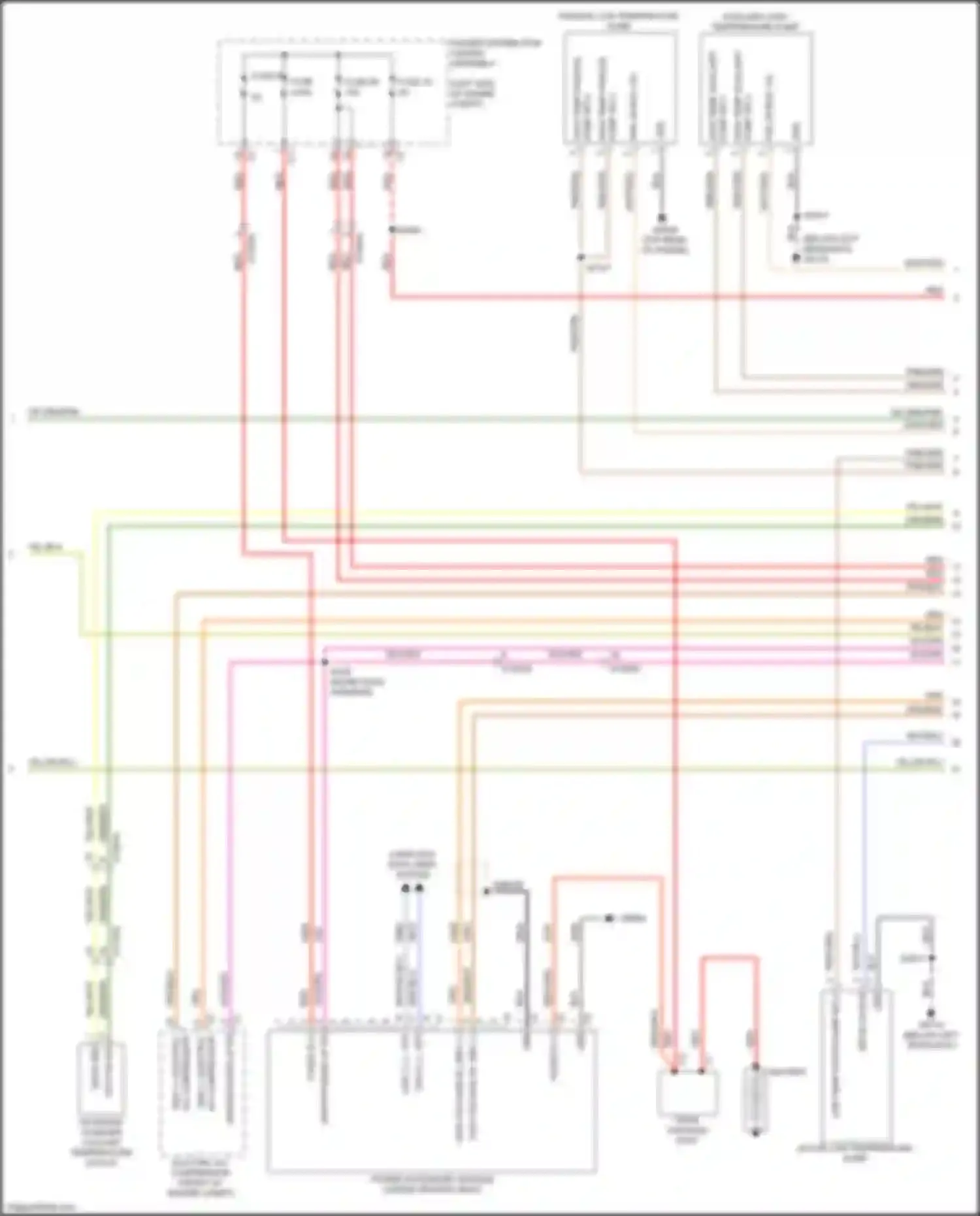Wiring diagram low temp active pump sply for Chrysler Pacifica RU (2016-2020) (1 of 1)