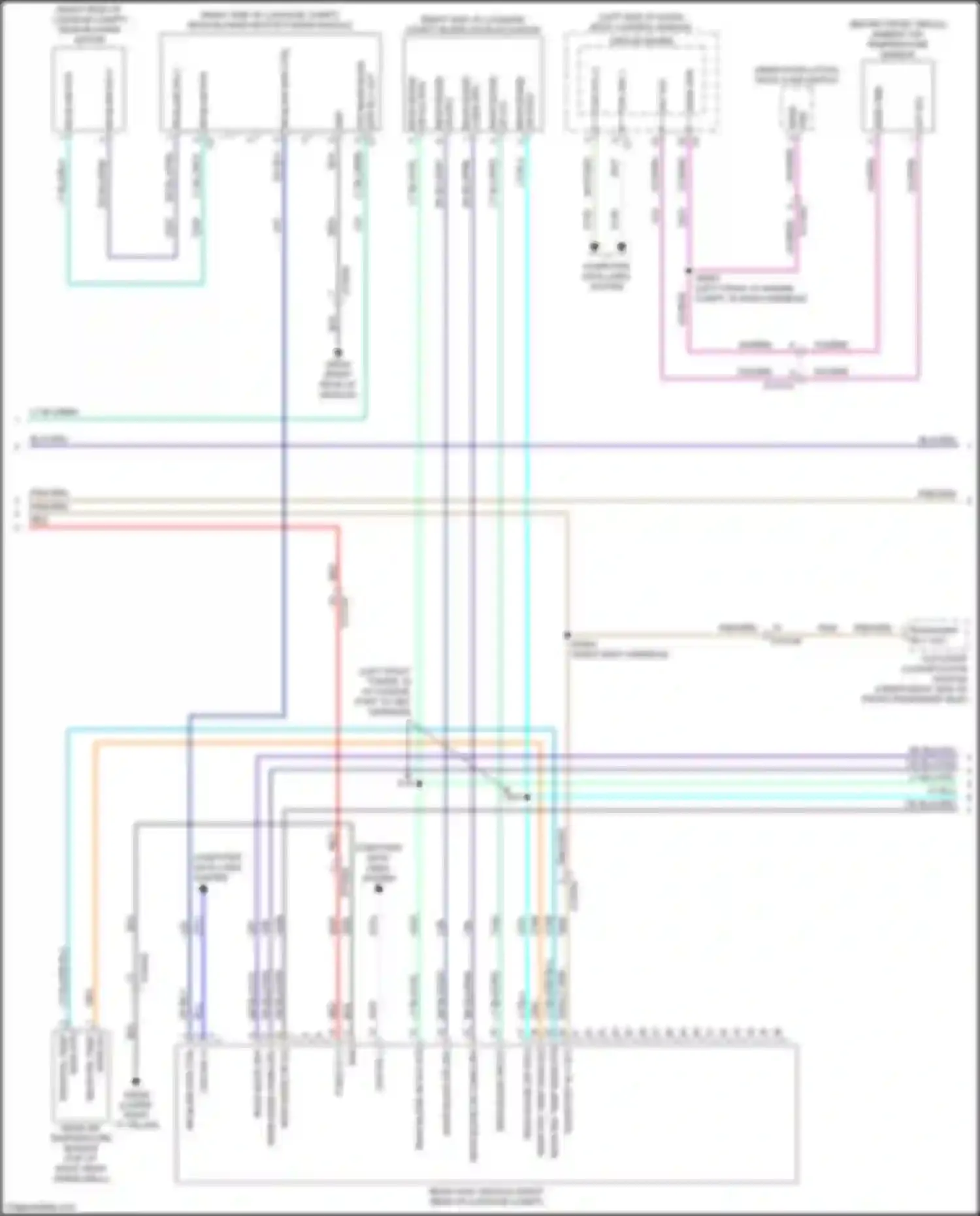 Wiring diagram occupant classification module for Chrysler Pacifica RU (2016-2020) (1 of 5)