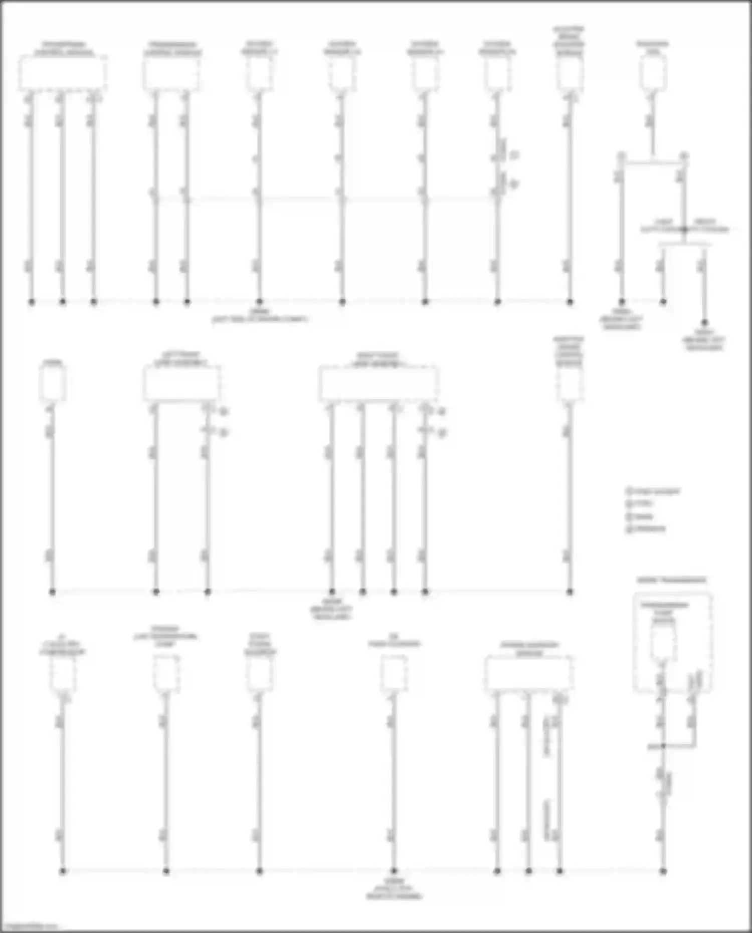 Wiring diagram oxygen sensor 2/1 for Chrysler Pacifica RU (2016-2020) (1 of 3)