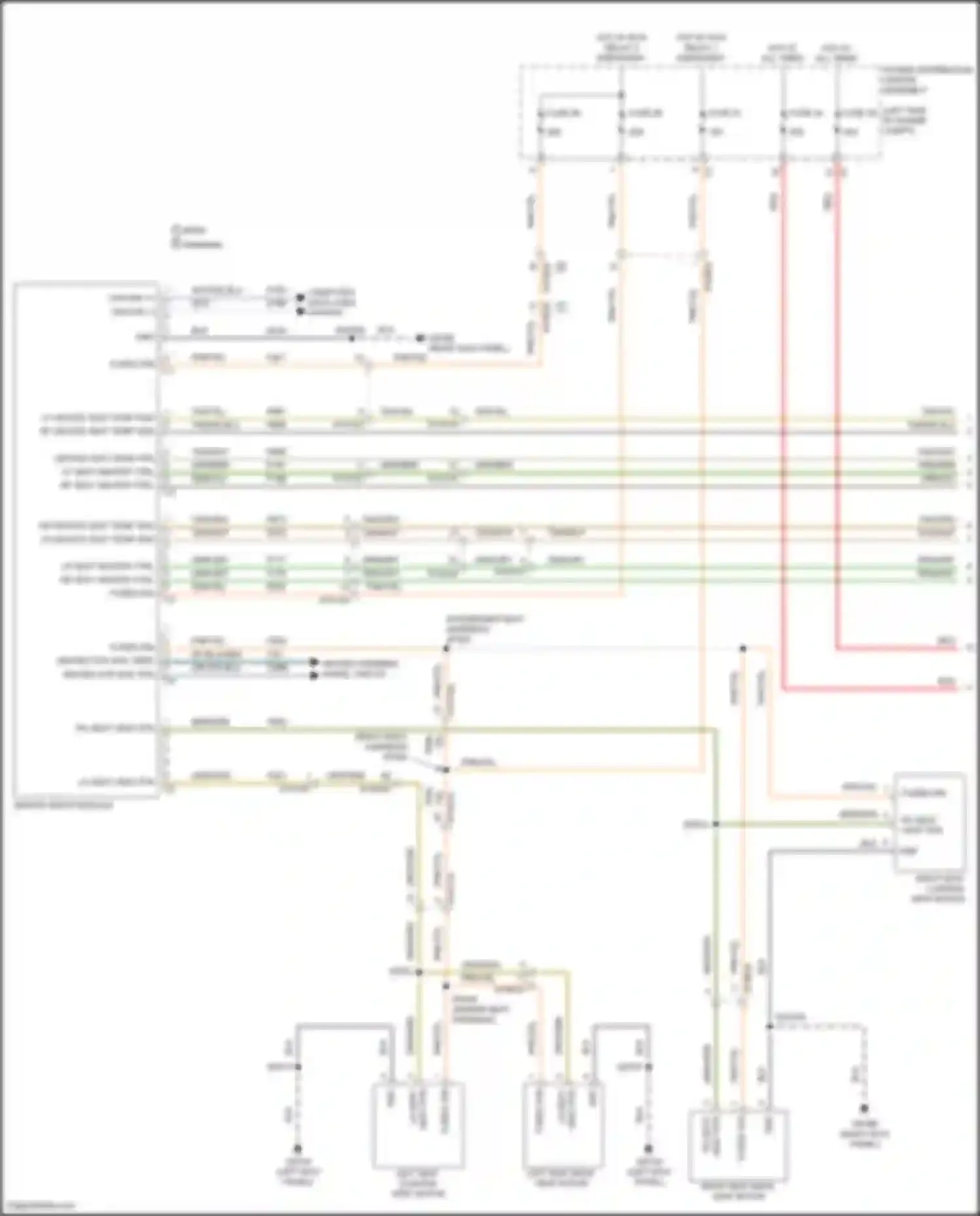 Wiring diagram pnk for Chrysler Pacifica RU (2016-2020) (4 of 11)