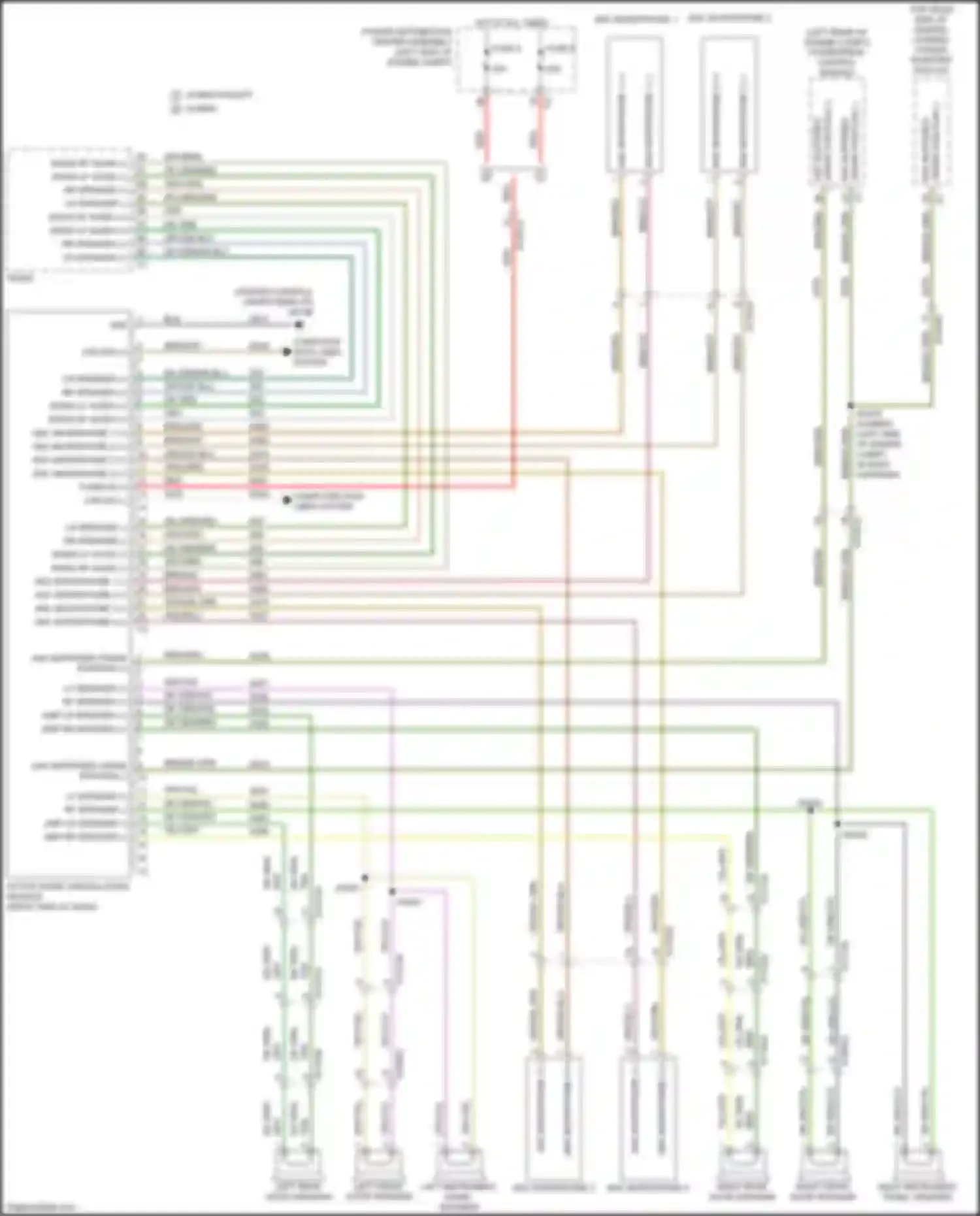 Wiring diagram power inverter module for Chrysler Pacifica RU (2016-2020) (1 of 9)