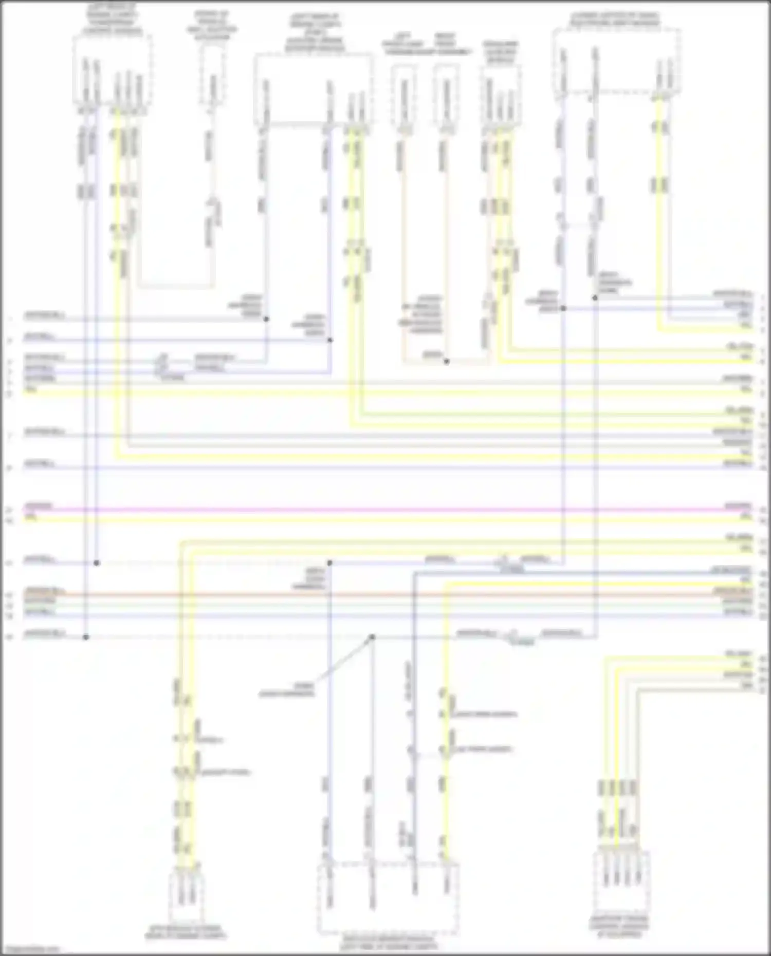Wiring diagram powertrain control module for Chrysler Pacifica RU (2016-2020) (3 of 20)