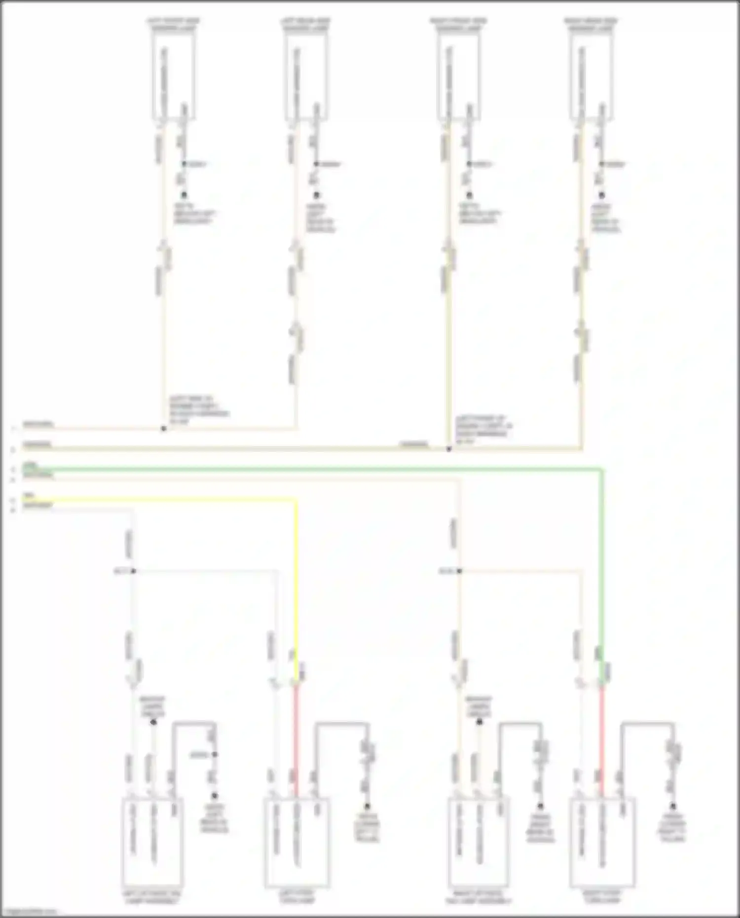 Wiring diagram rh backup lp drv for Chrysler Pacifica RU (2016-2020) (3 of 4)