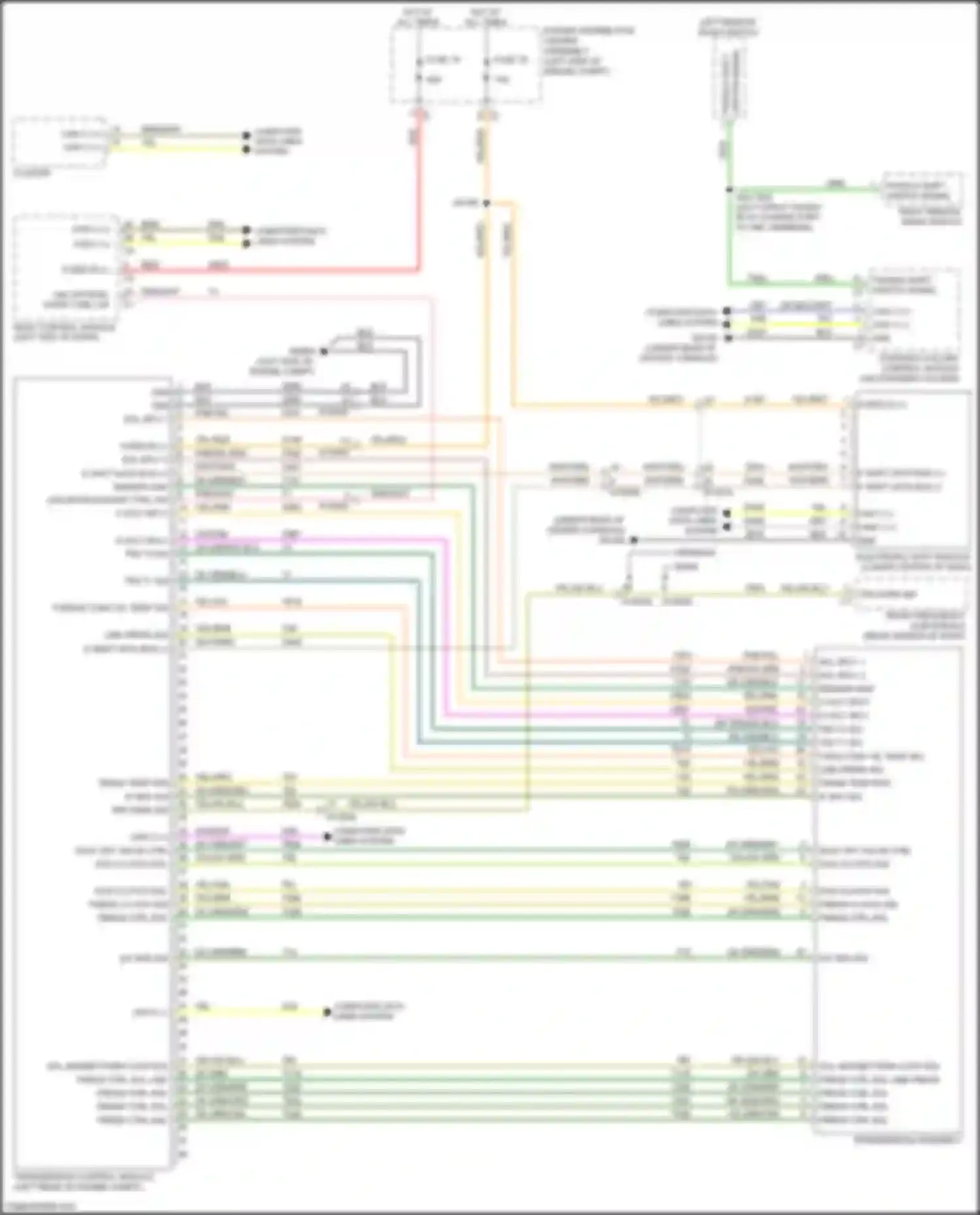 Wiring diagram right remote radio switch for Chrysler Pacifica RU (2016-2020) (1 of 7)