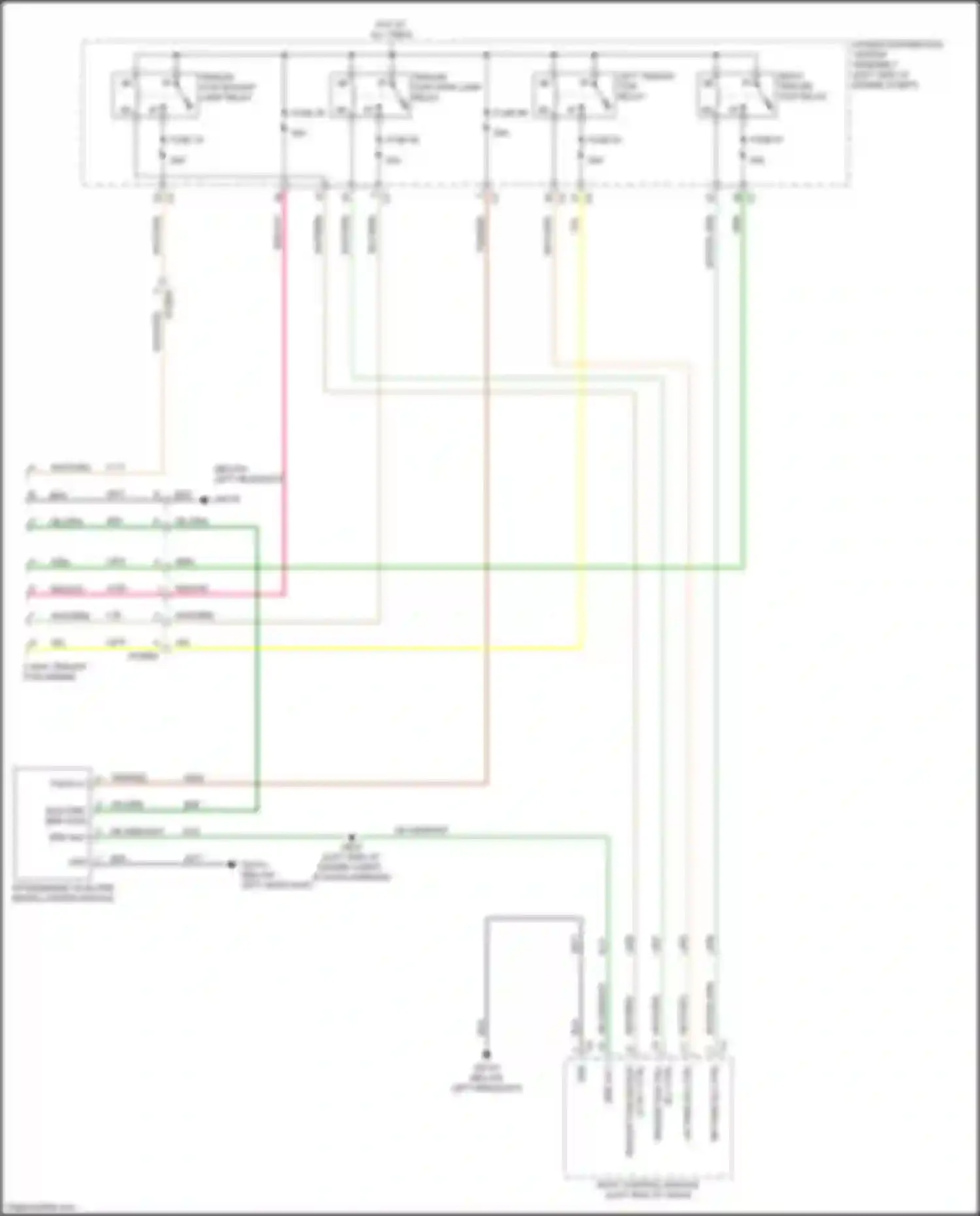 Wiring diagram rly ctrl for Chrysler Pacifica RU (2016-2020) (2 of 2)