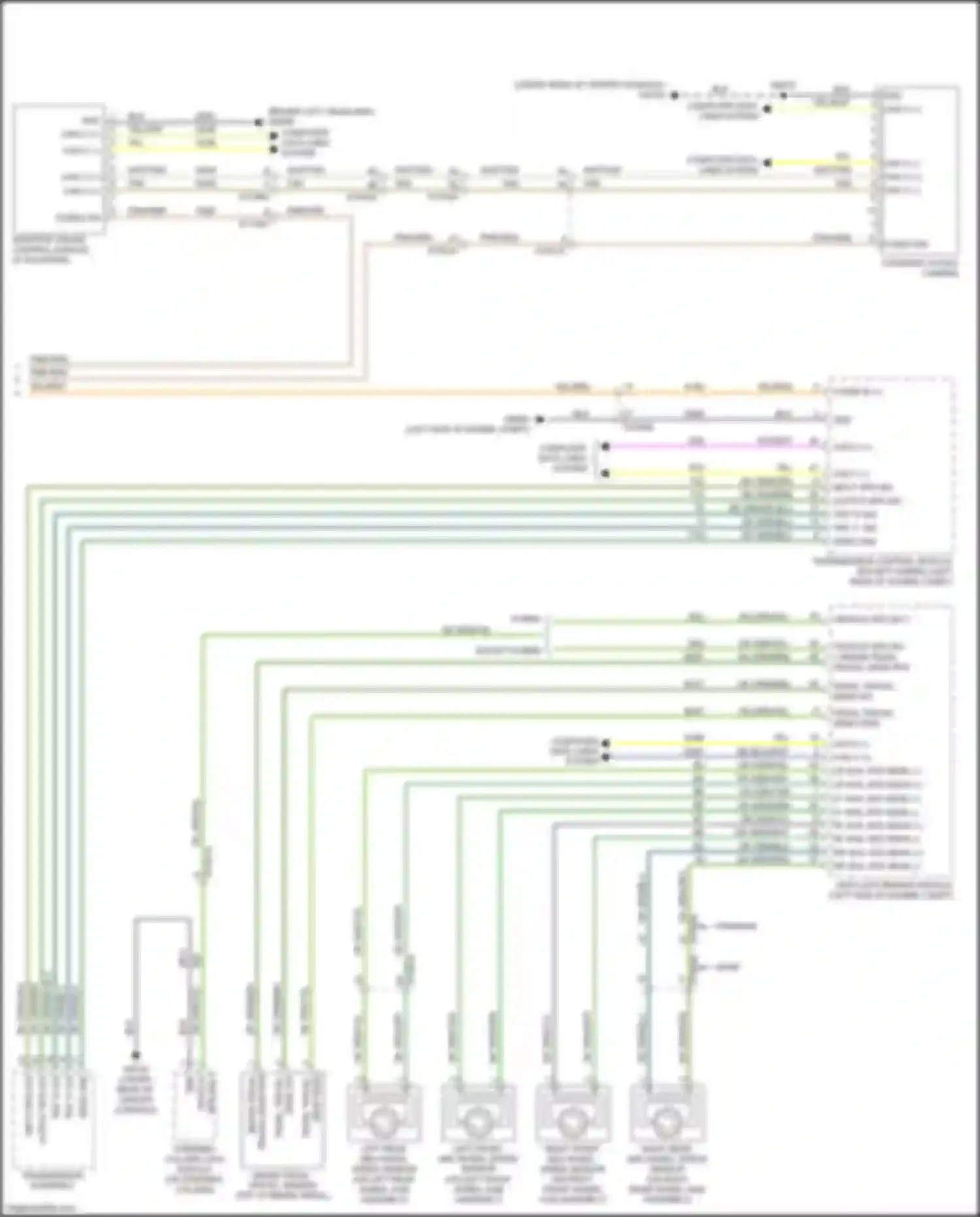 Wiring diagram spd sig 1 for Chrysler Pacifica RU (2016-2020) (2 of 2)